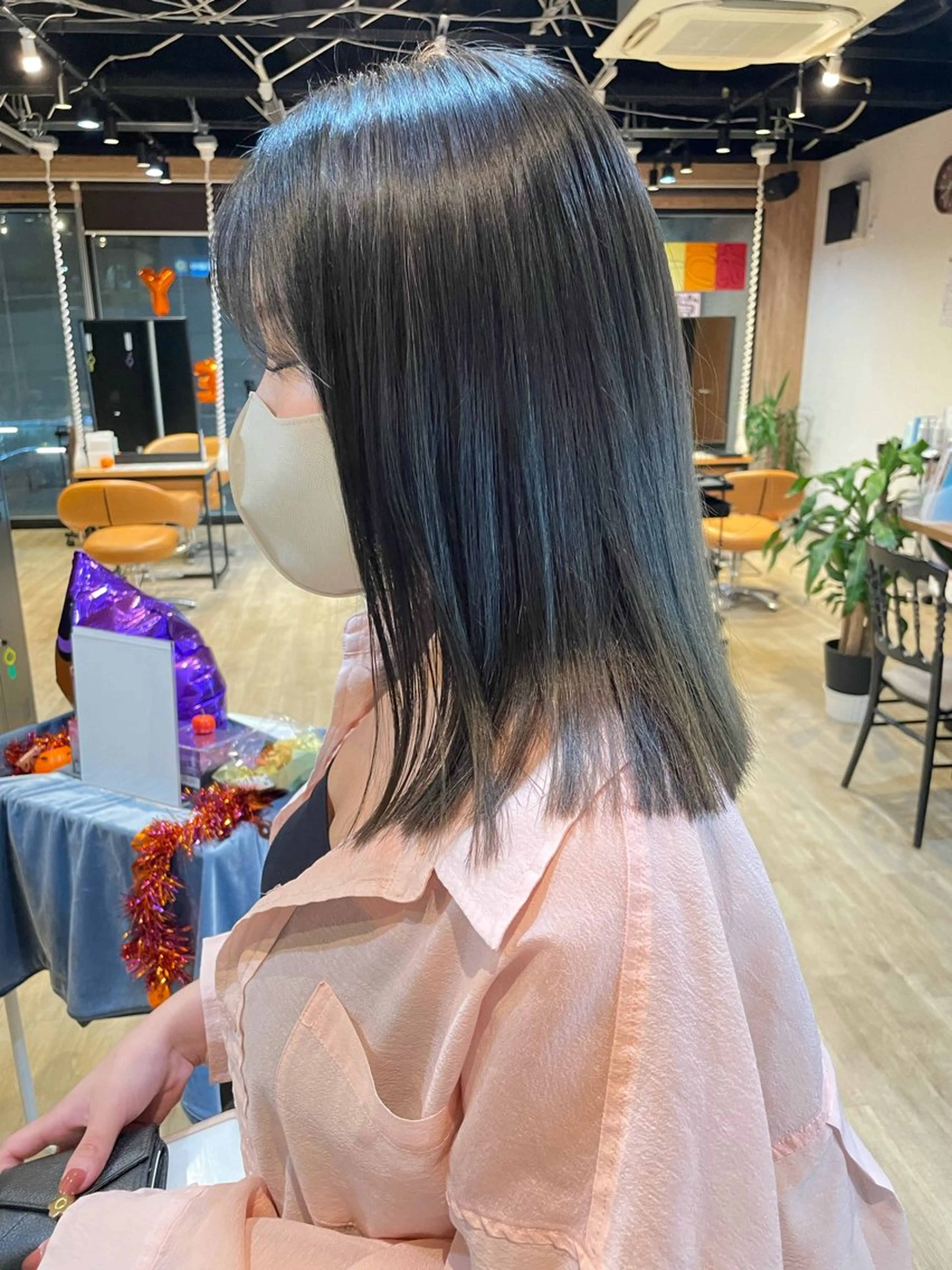 ミディアム カラー カット ヘアカラー トリートメント 髪質改善/ブリーチ 田代 龍我のヘアスタイル