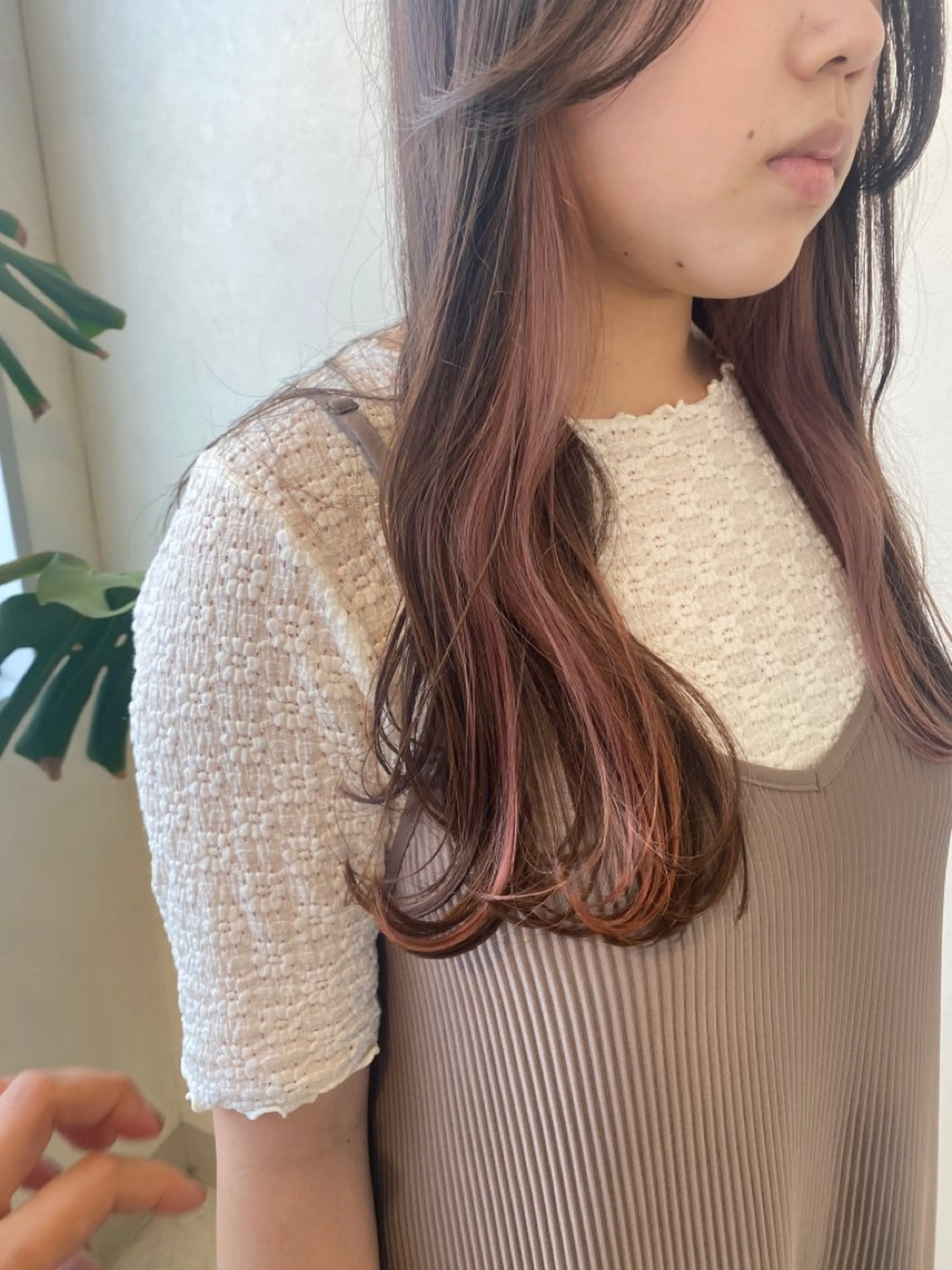 ロング ヘアカラー トリートメント ナカジマ ボブ/レイヤーのヘアスタイル