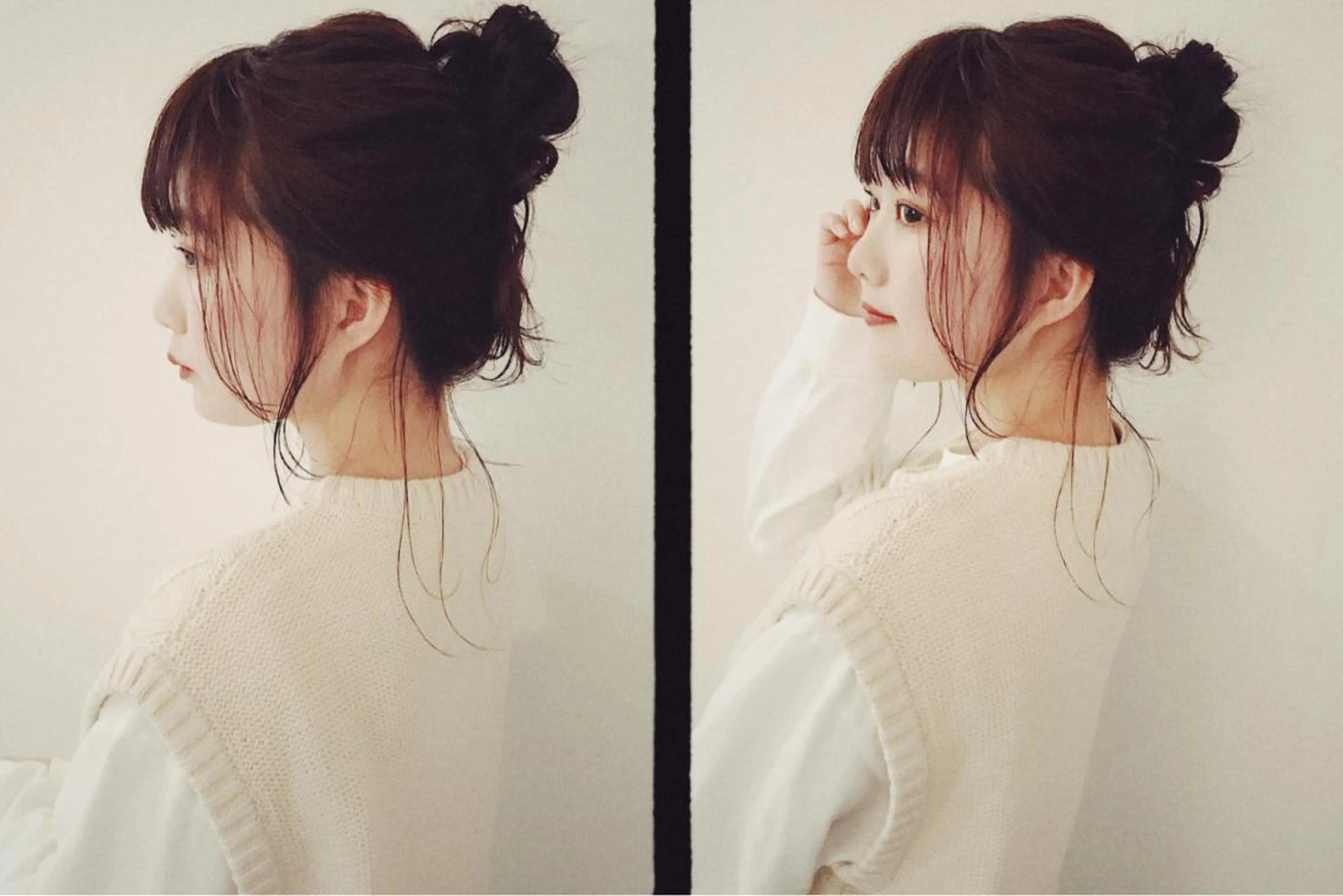 ミディアム ヘアアレンジ ヘアセット 市川 千夏のヘアスタイル