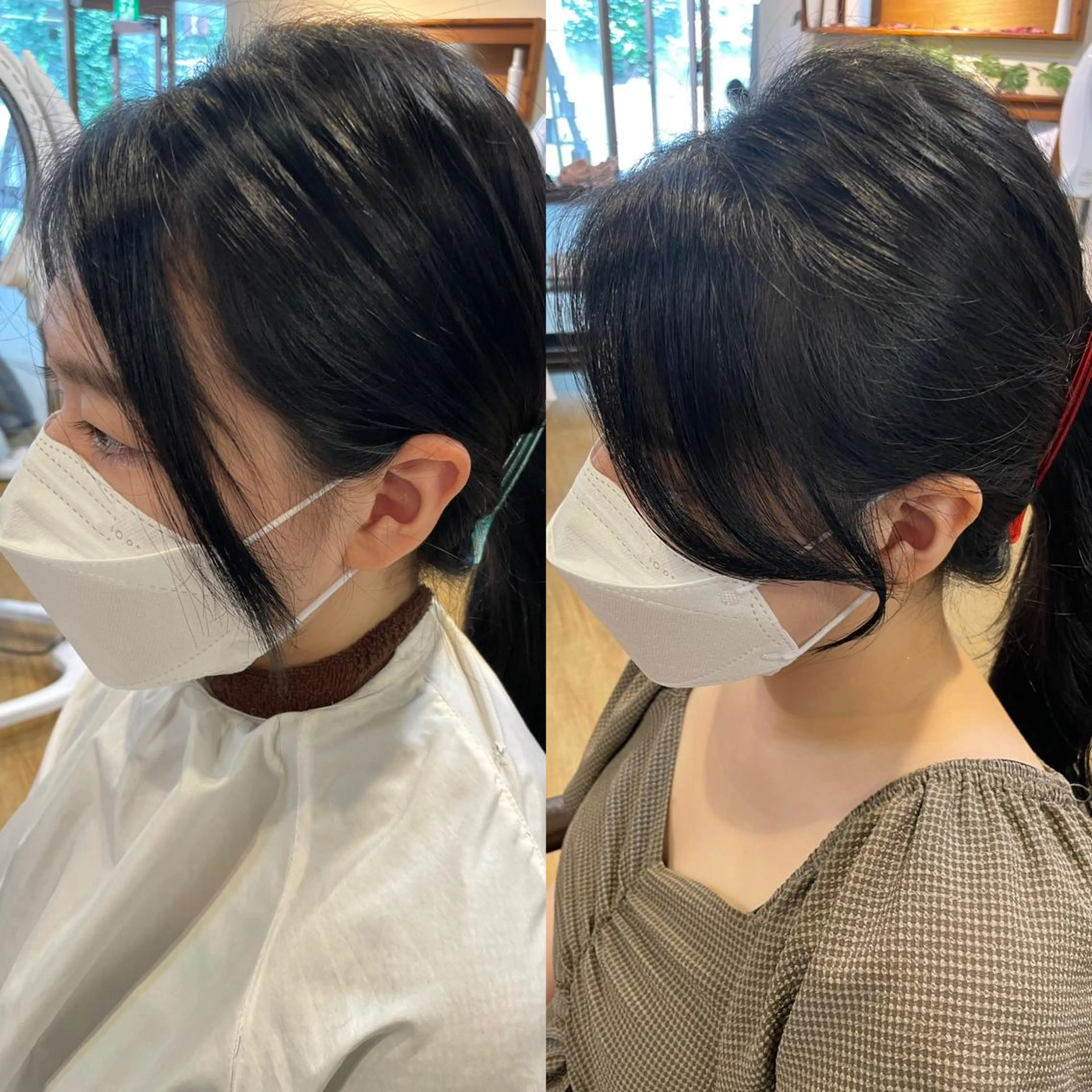 💙お悩み解決💙前髪おくれ毛カット+前髪おくれ毛縮毛矯正⭐️の写真