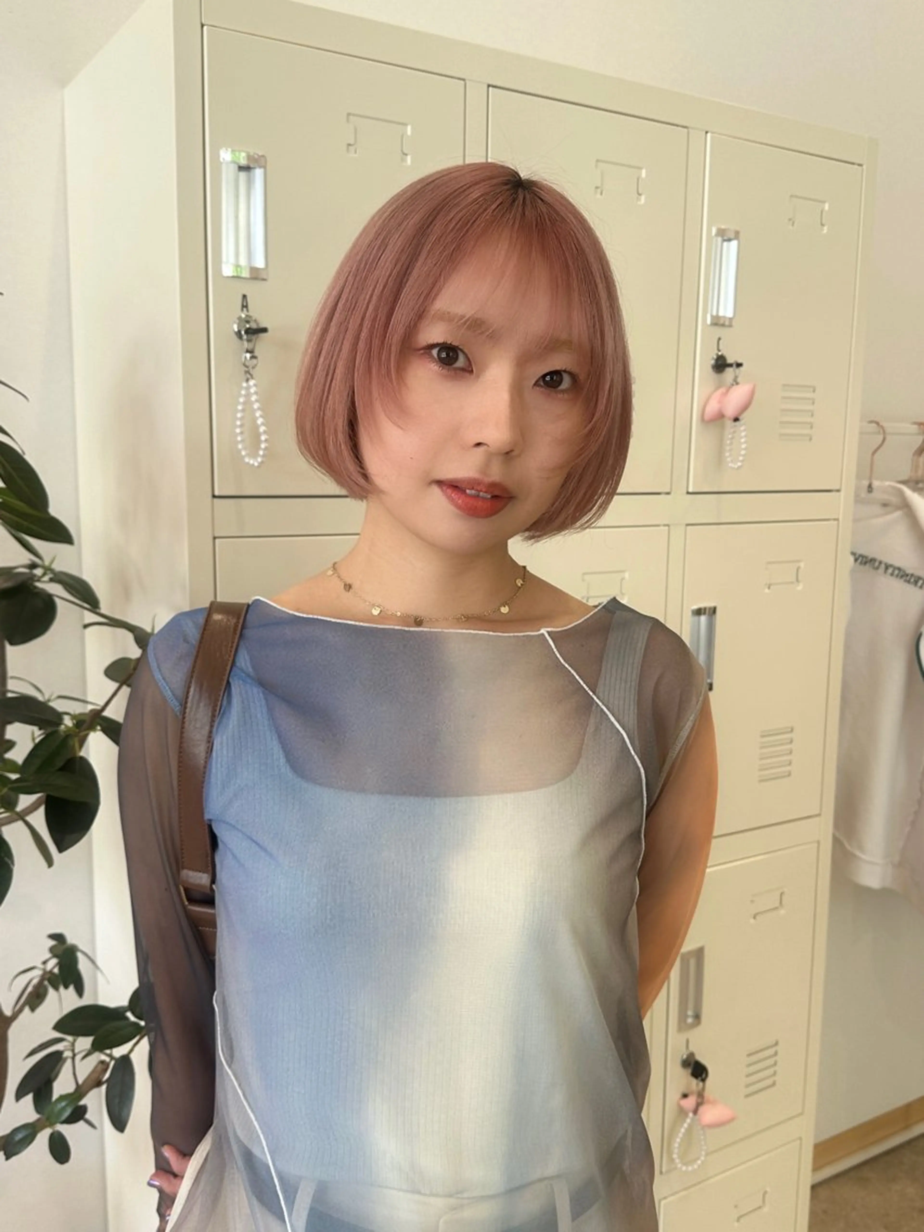 ショート カラー カット ヘアカラー 暖色系/ブリーチ/ 豊橋/ノア𝜗𝜚のヘアスタイル