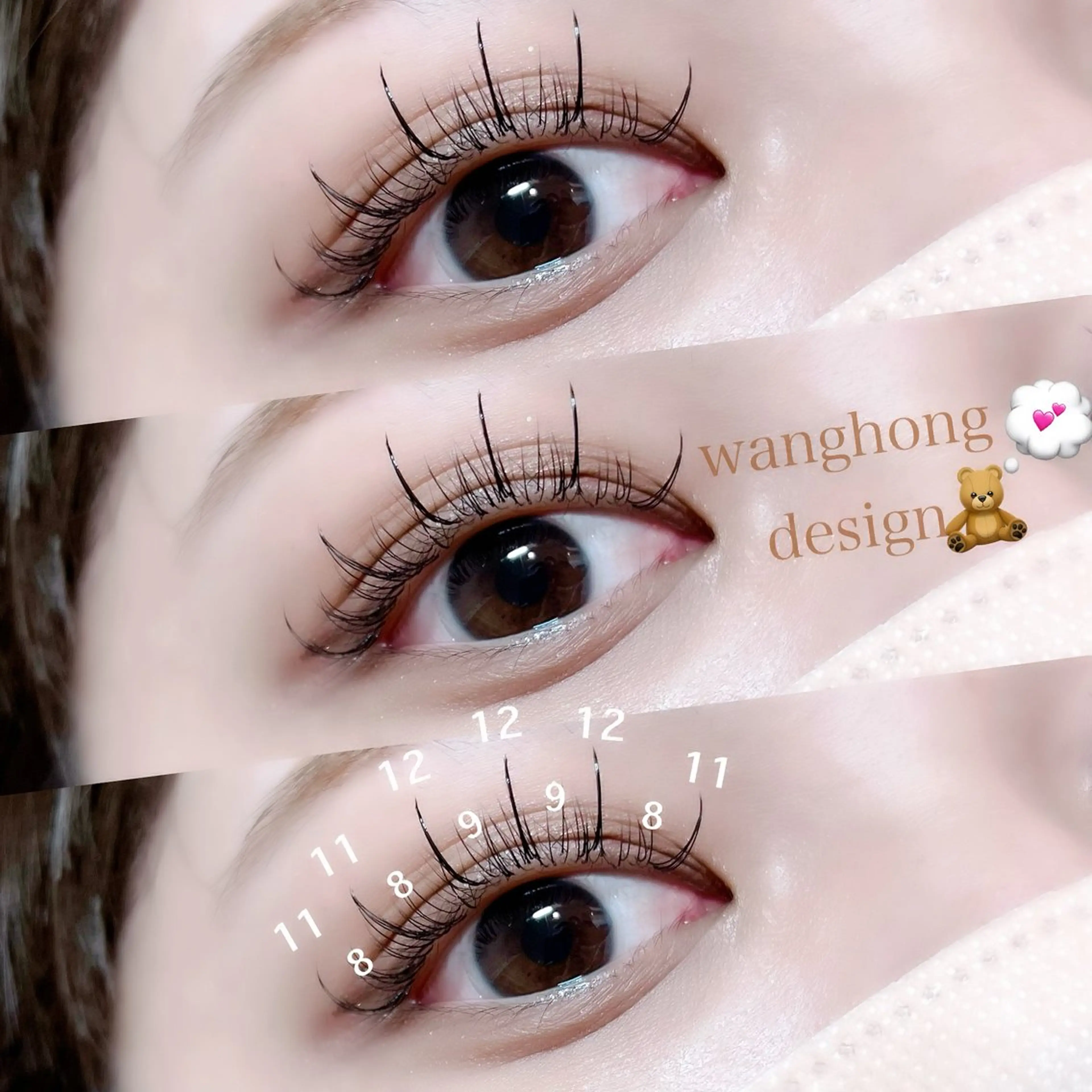 マツエク・マツパ ルミエール梅田 川嶋のマツエク・マツパデザイン