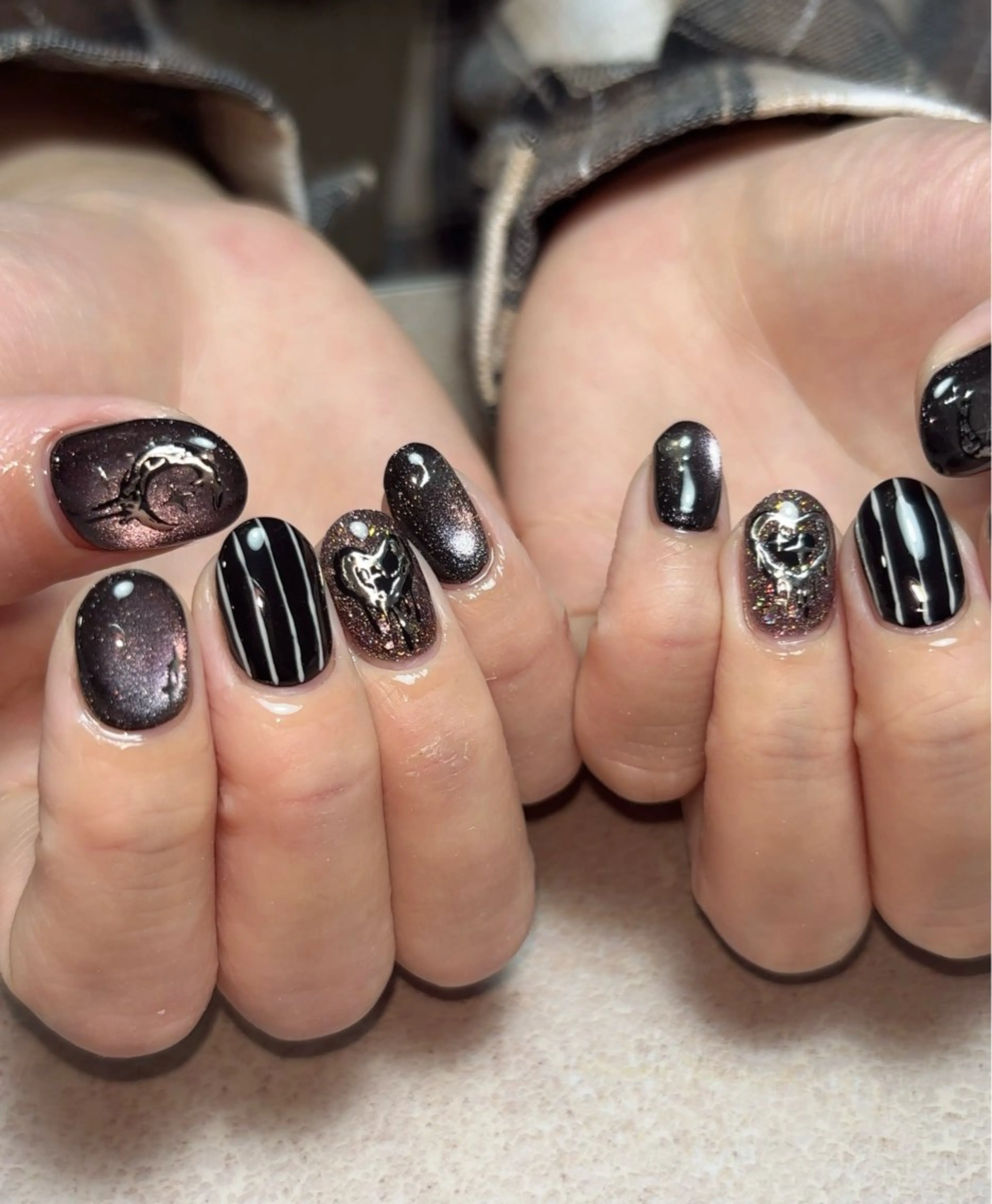ネイル ハロウィン ella nail AIのネイルデザイン