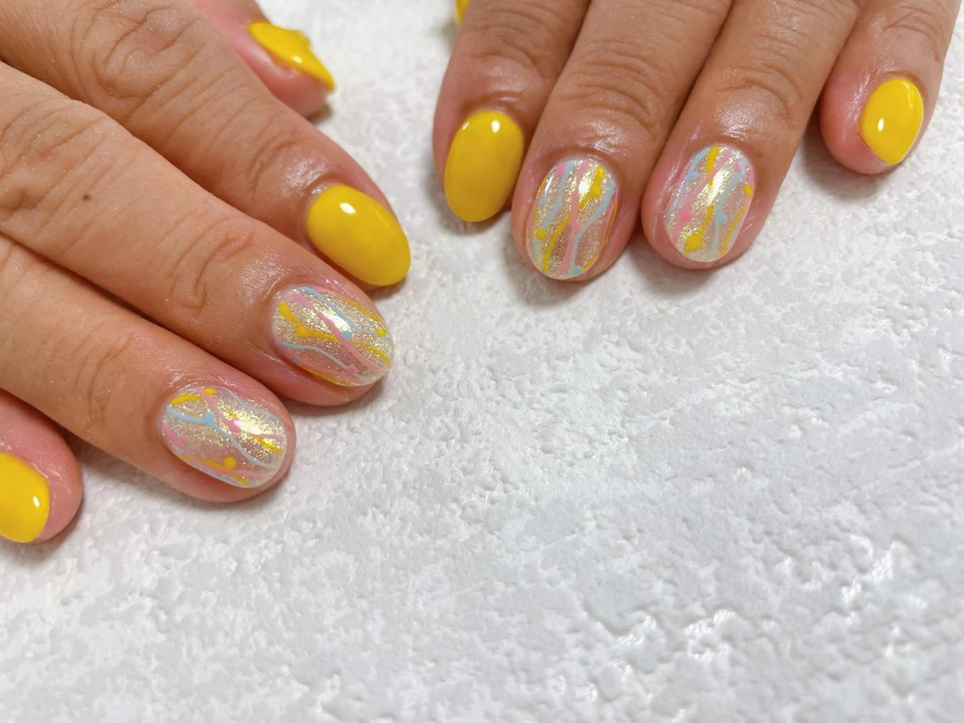 ネイル オーロラネイル フラワーネイル フットネイル フレンチネイル ジェルネイル kikinail 溝の口のネイルデザイン