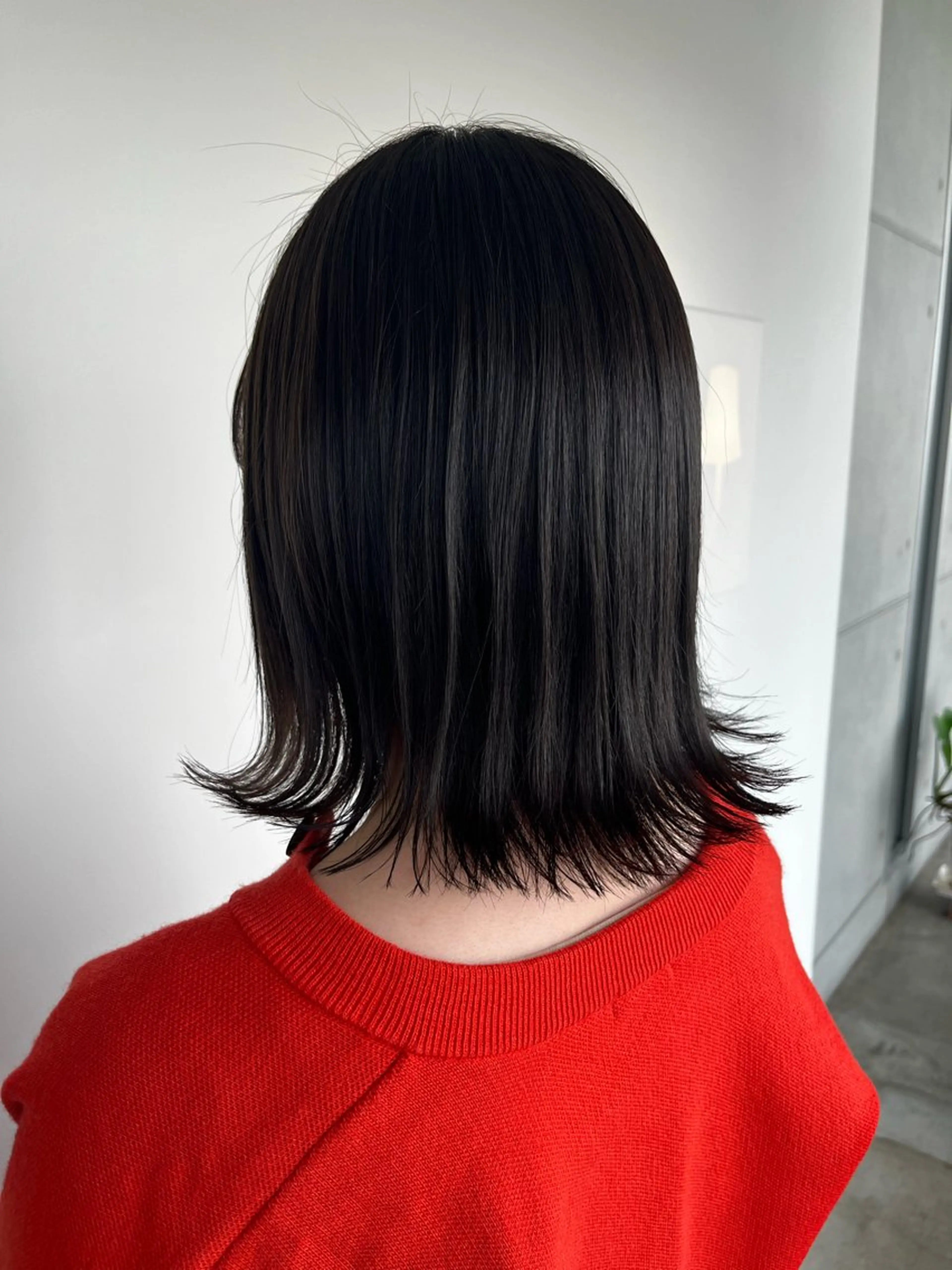 ミディアム おせ ちさとのヘアスタイル