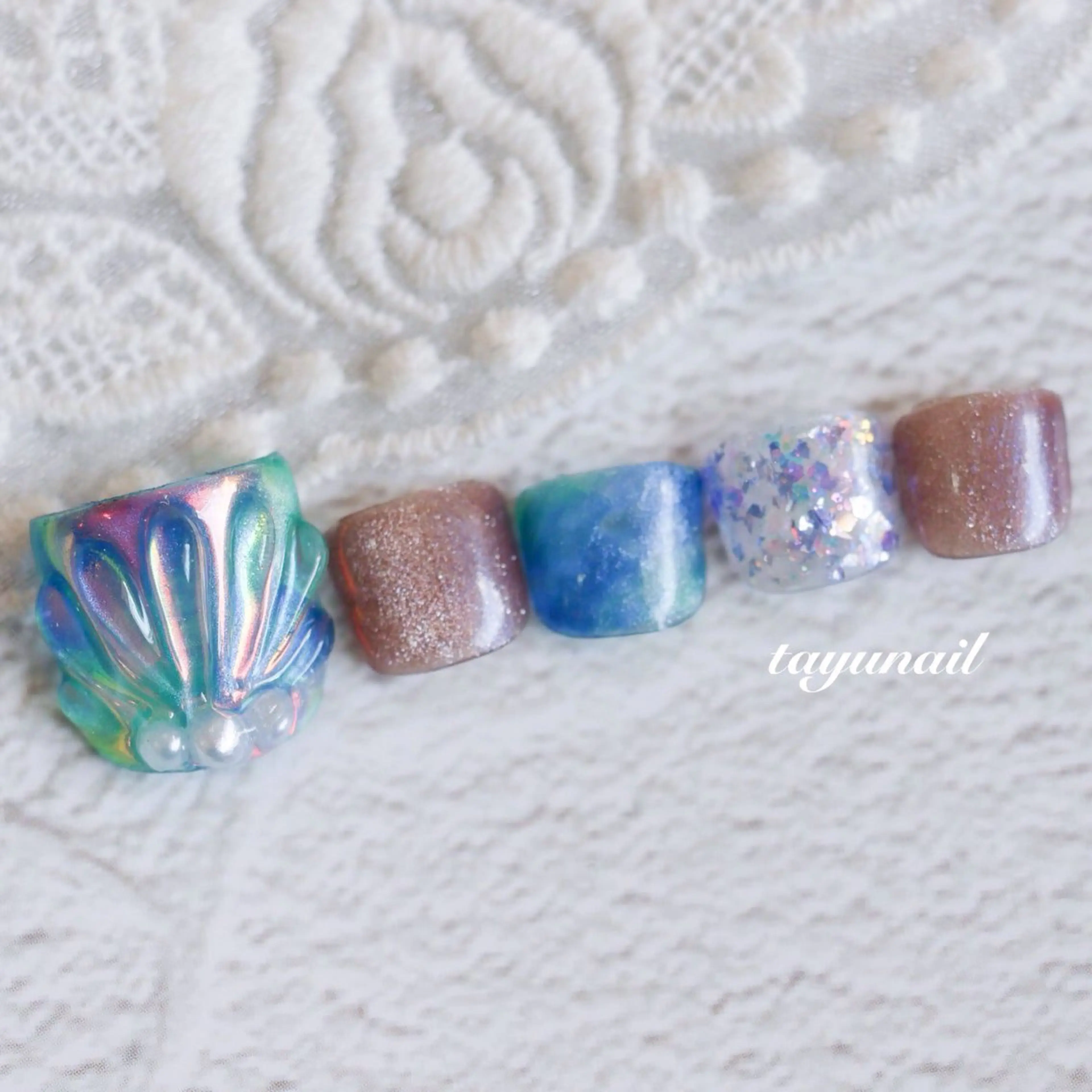 ネイル アートネイル ジェルネイル パラジェル フットネイル ネイルサロン・ネイルスクール たゆnail所属・ネイルサロン 【たゆnail】のネイルデザイン