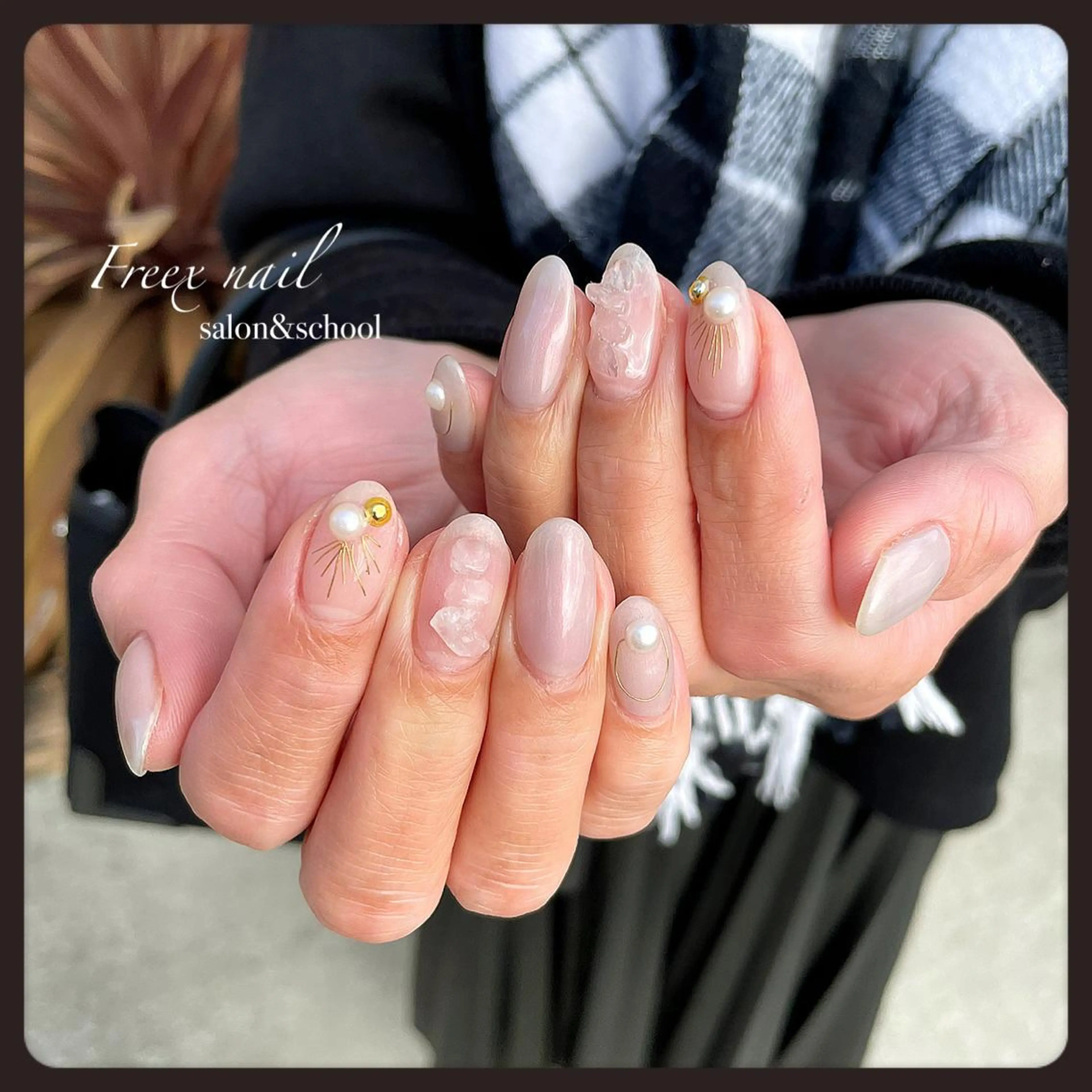 ネイル ハンドネイル ハンドケア freex nail /ニュアンス/個性派のネイルデザイン