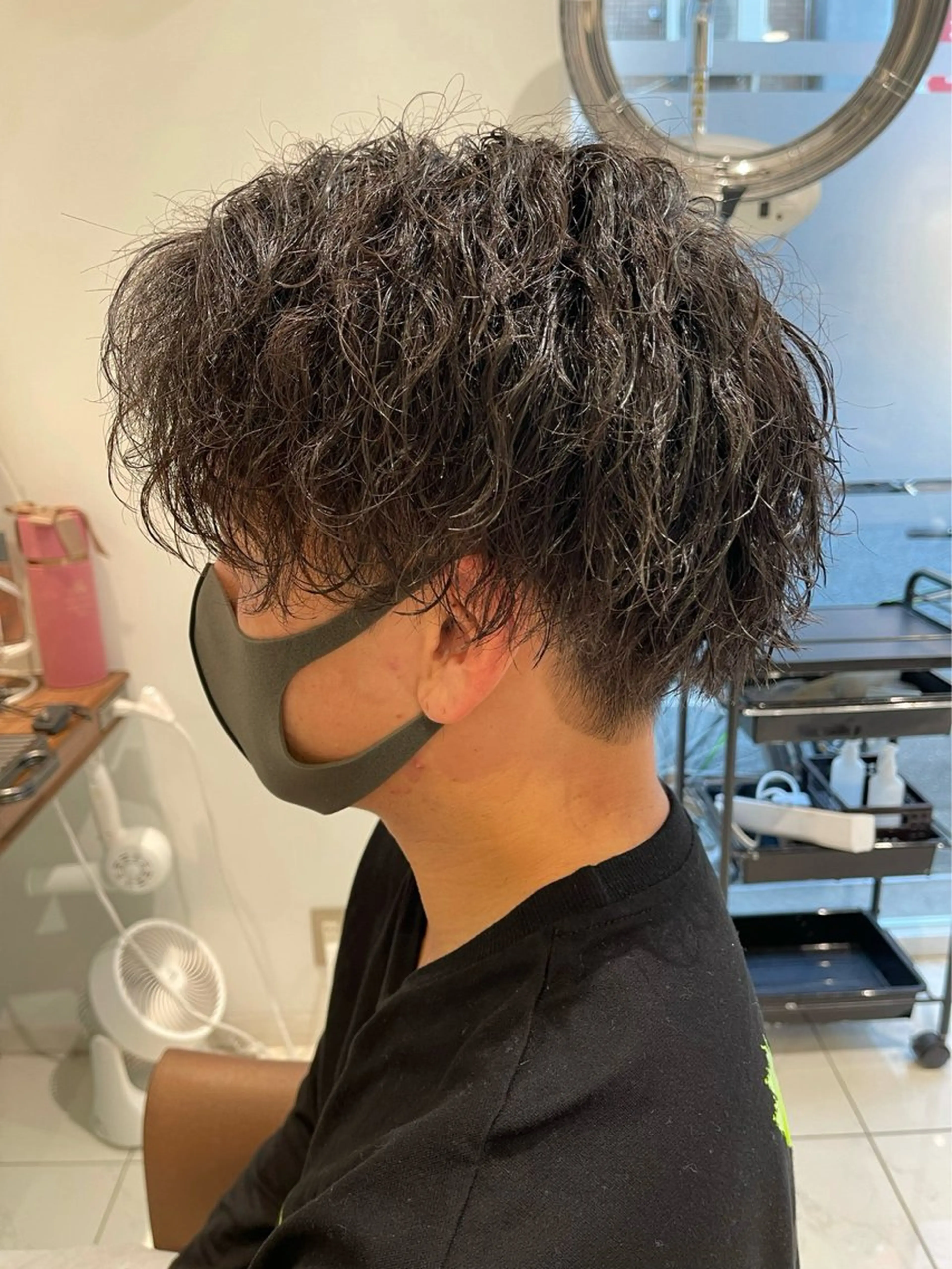 パーマ メンズ カット パーマ トリートメント ヘッドスパ 🎀髪質改善 🎀井上華のヘアスタイル