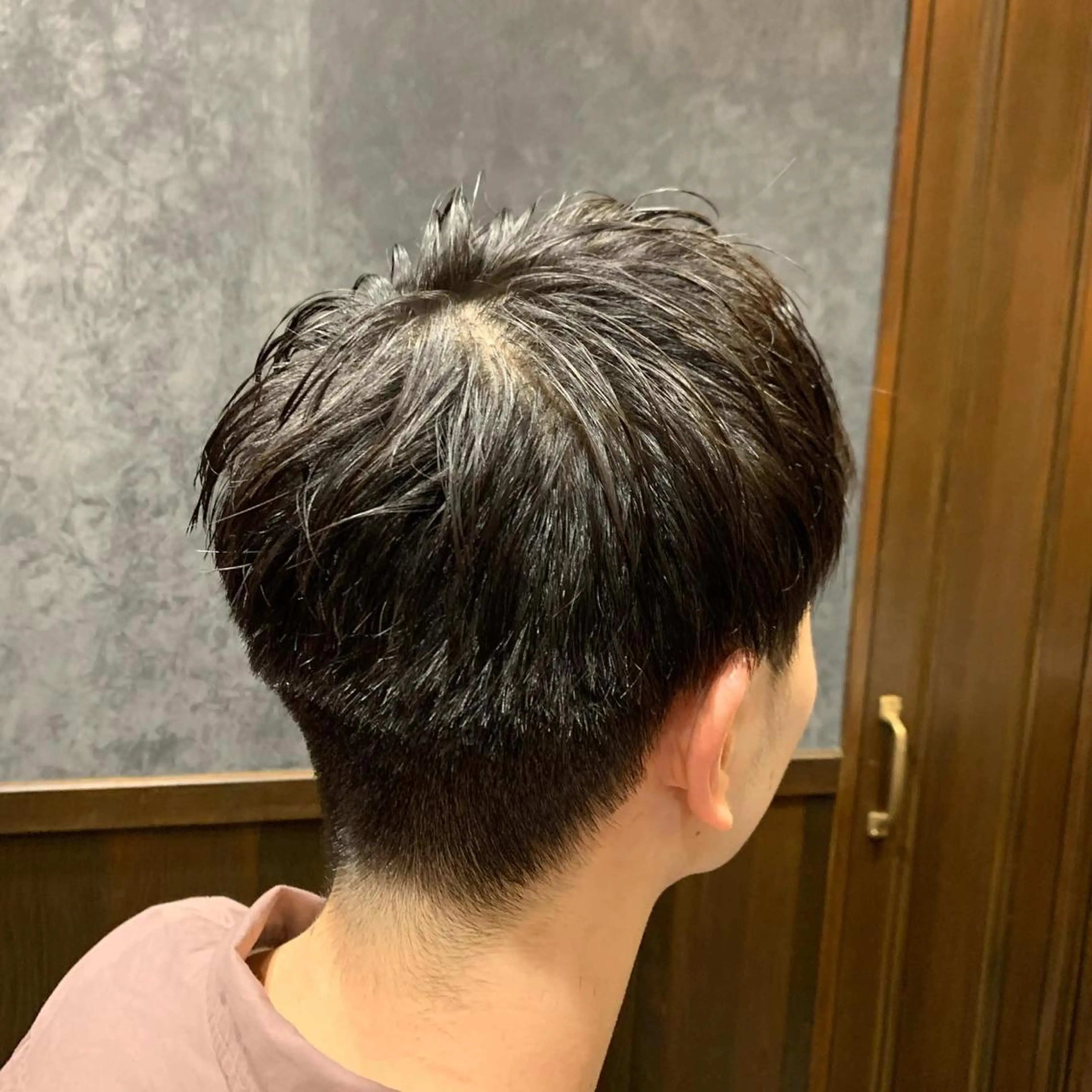 ショート メンズ カット パーマ ひらお あおとのヘアスタイル