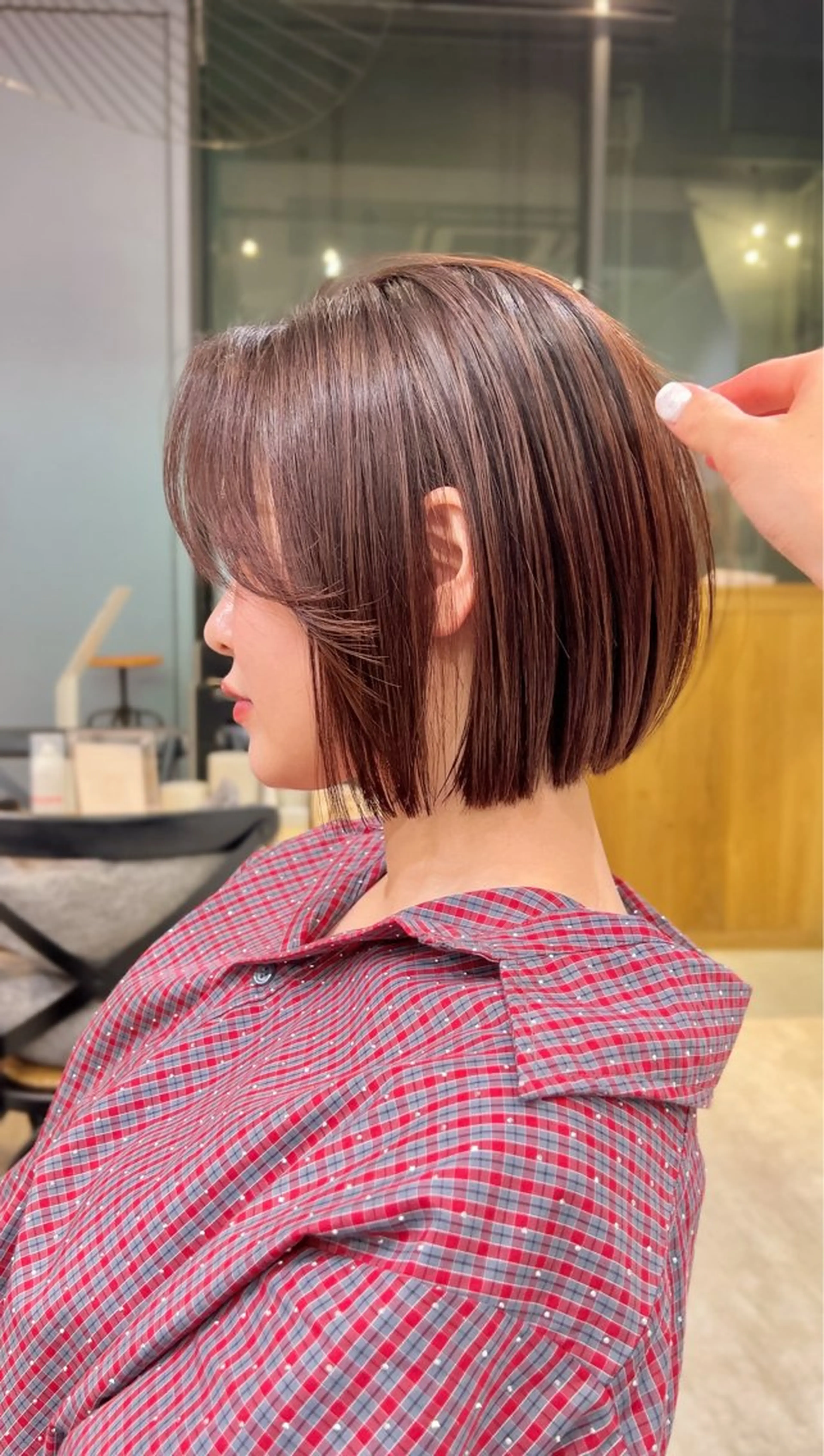 ショート カラー カット ⭐️似合わせボブ ⭐️かえでのヘアスタイル