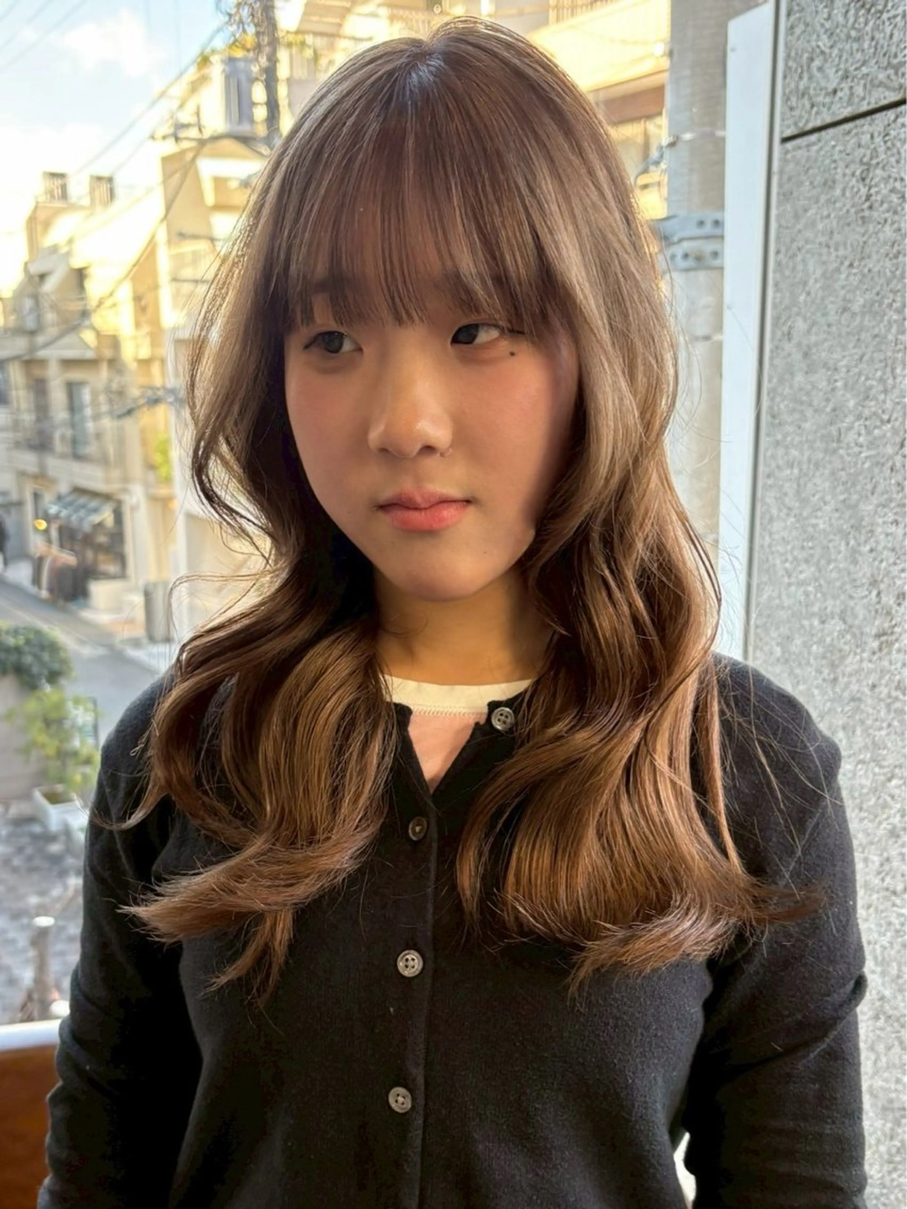 カラー 山田 茜理のヘアスタイル
