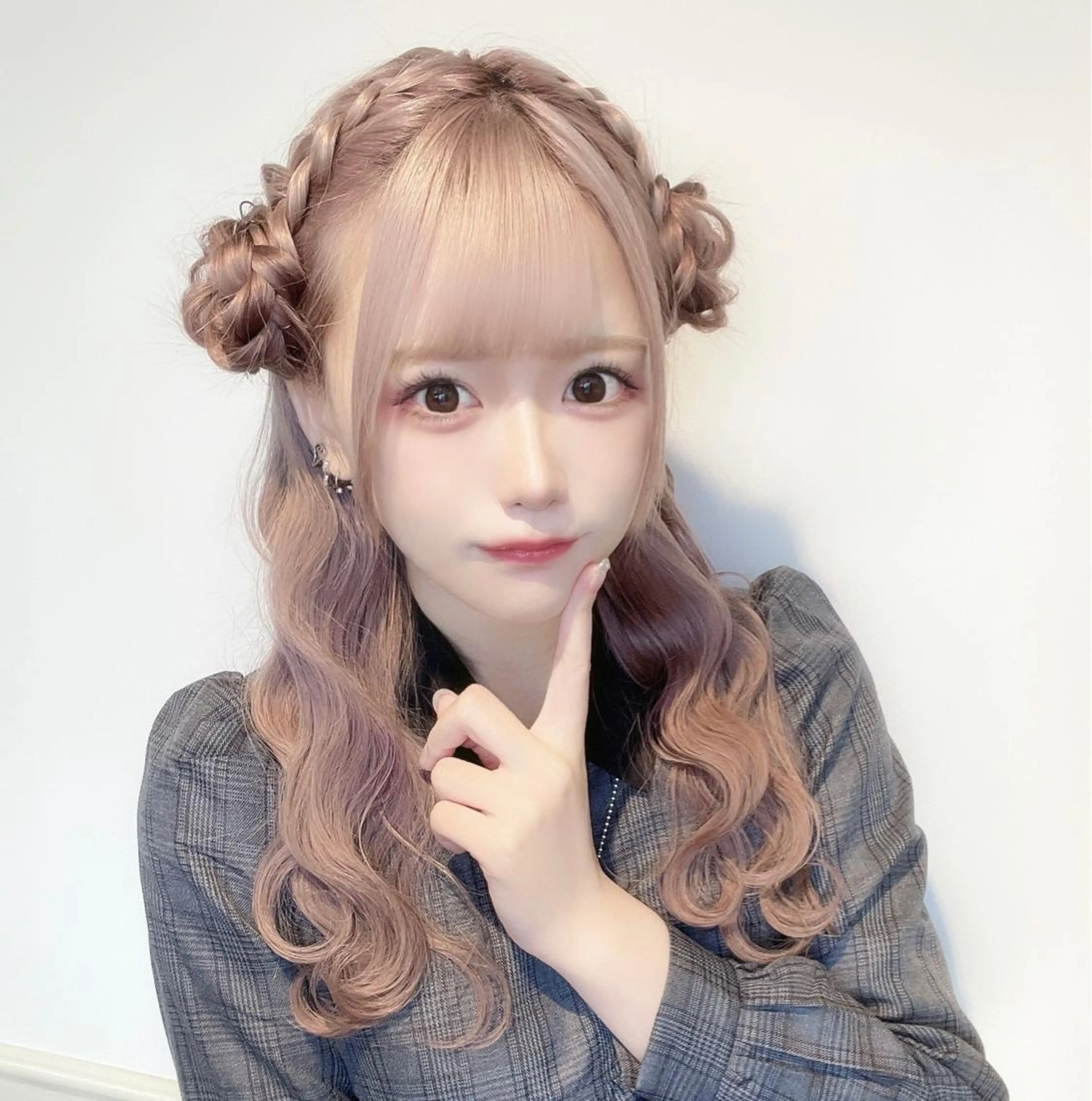 ロング ヘアアレンジ ヘアセット 💖透明感カラー💖 mayukoのヘアスタイル