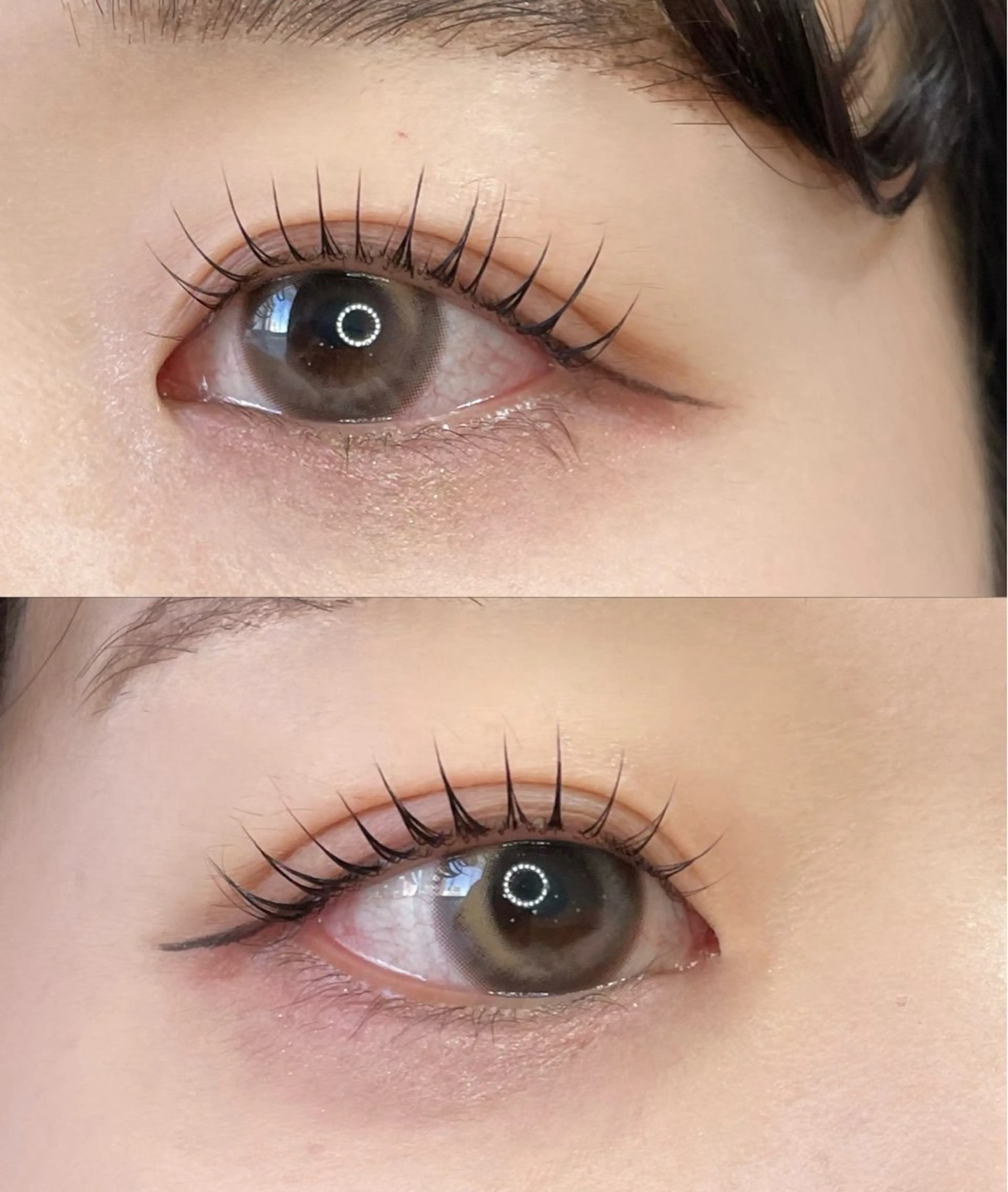 マツエク・マツパ 束感まつ毛 韓国風マツエク パリジェンヌラッシュリフト 一重×まつ毛パーマ モテ眉No1🎀 sayaka.nの眉毛・アイブロウイメージ