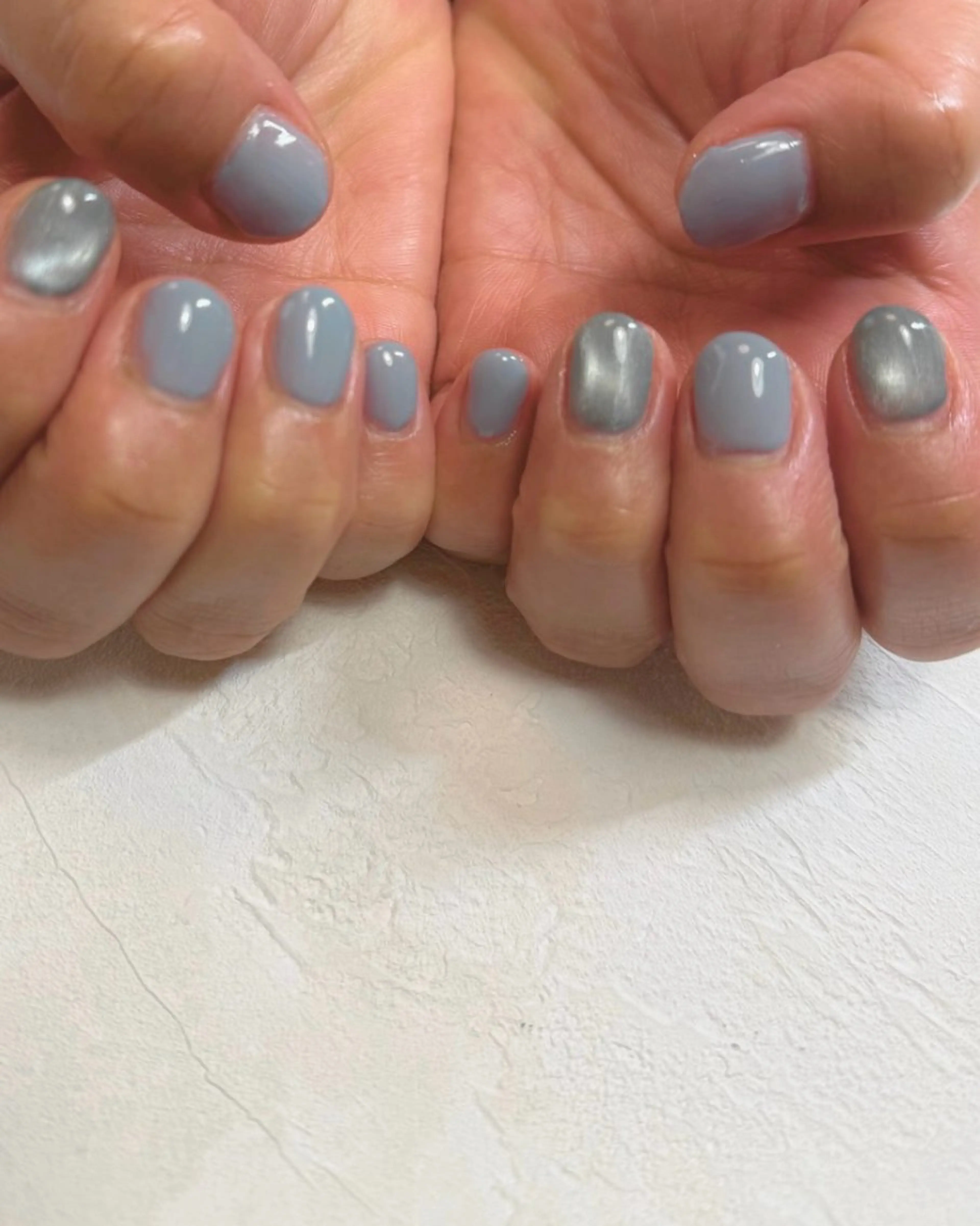 ネイル マグネットネイル ワンカラーネイル charm.nail 🌼kanaのネイルデザイン