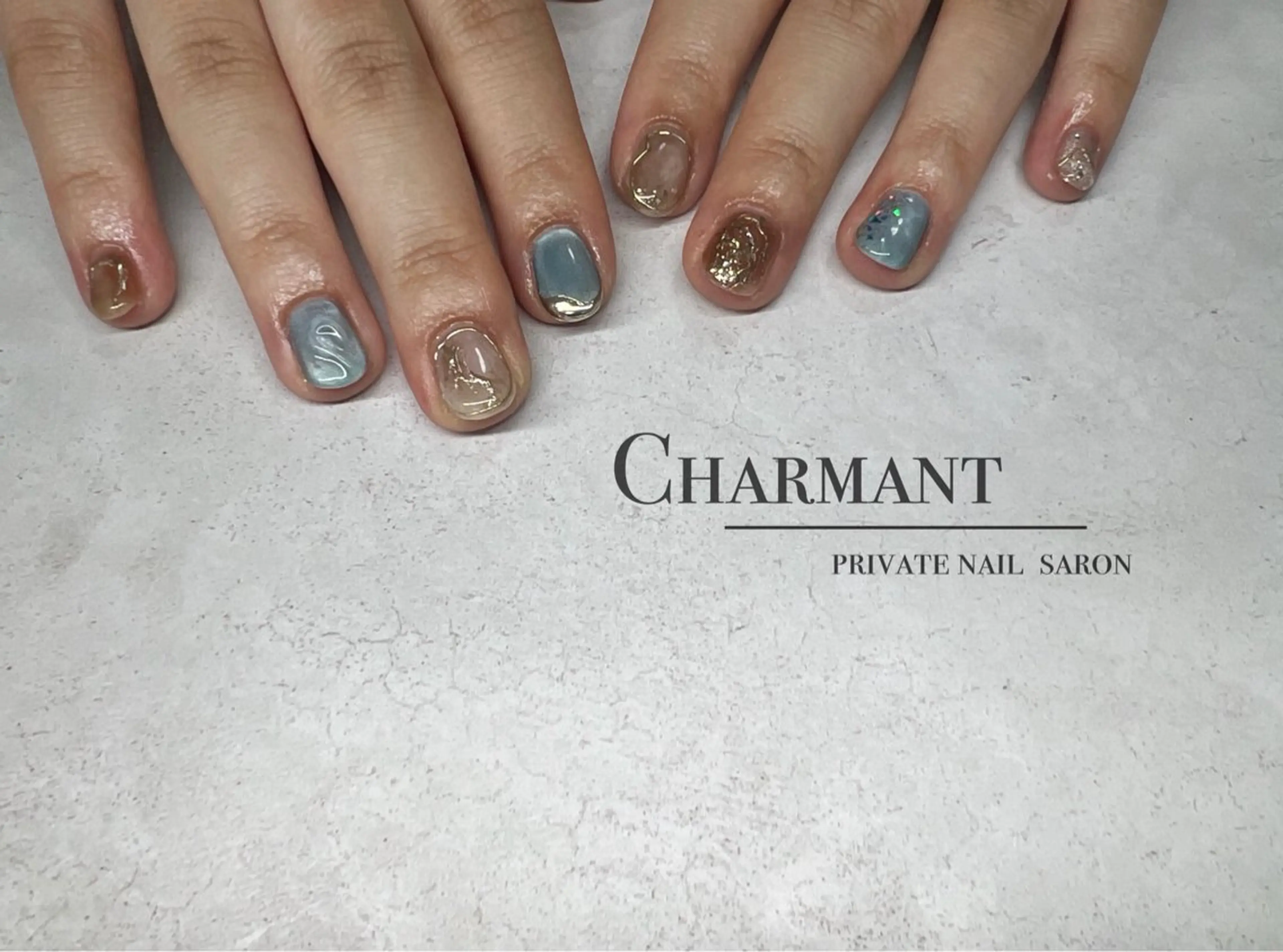 ネイル ハンドネイル Minako 【Charmant】のネイルデザイン