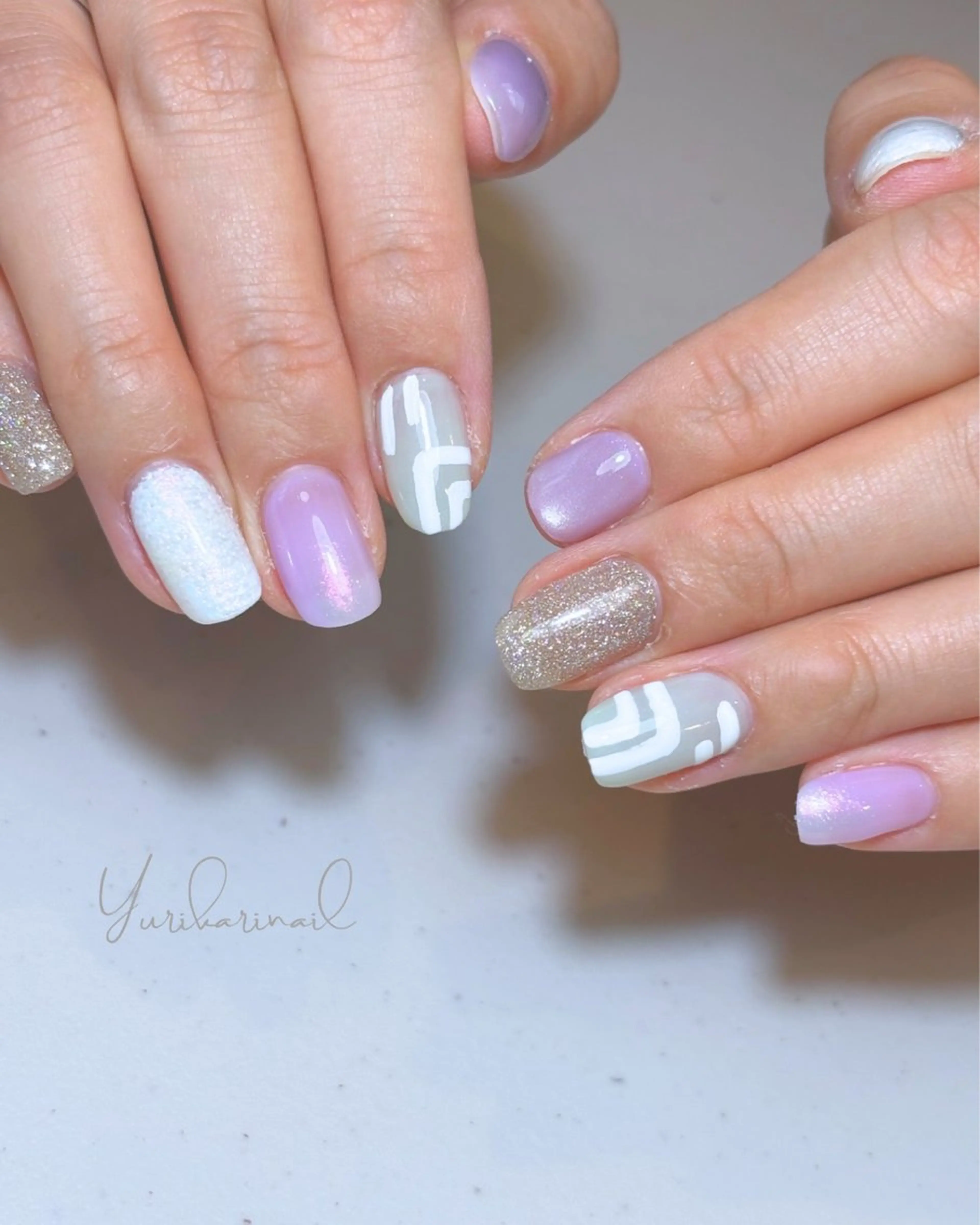 ネイル ハンドネイル ネイリスト ゆりかのネイルデザイン