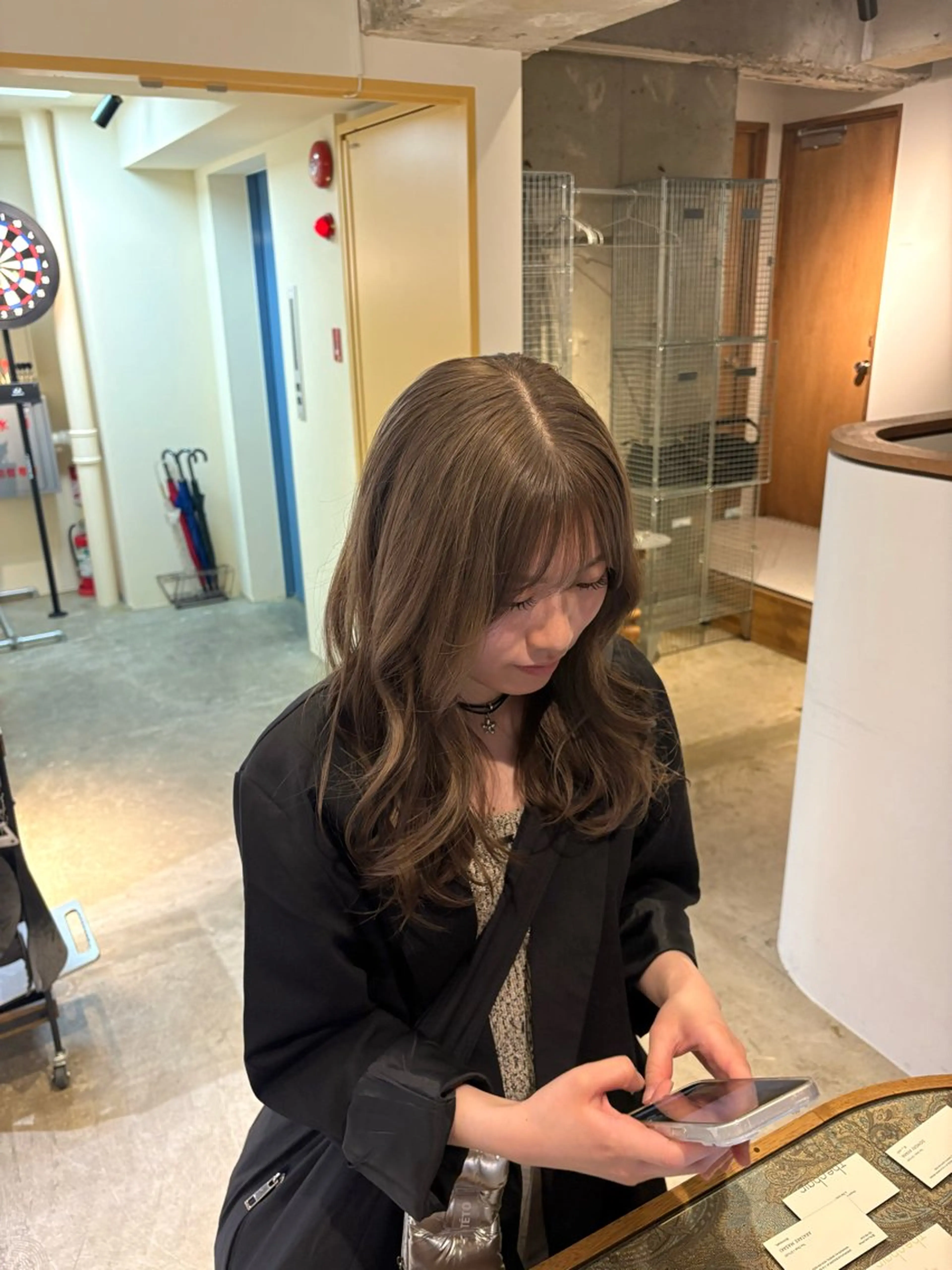 ロング カラー ベージュカラー ブリーチ 透明感カラー オリーブベージュ ヘアカラー 名駅/ブリーチカラー /masaki⠀のヘアスタイル