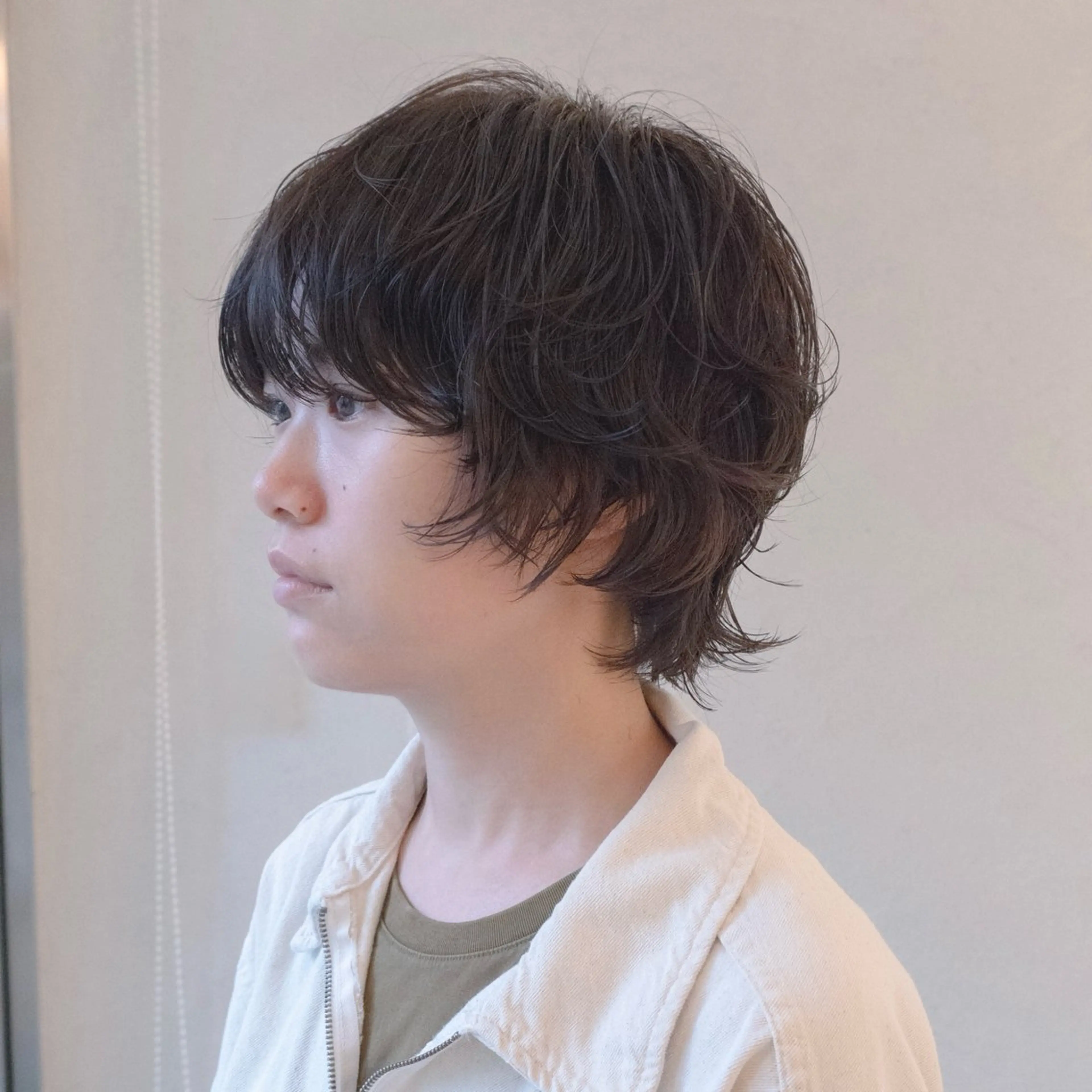 ショート パーマ カット パーマ トリートメント レイヤーカット🪄 ヘアセット🪄シホのヘアスタイル
