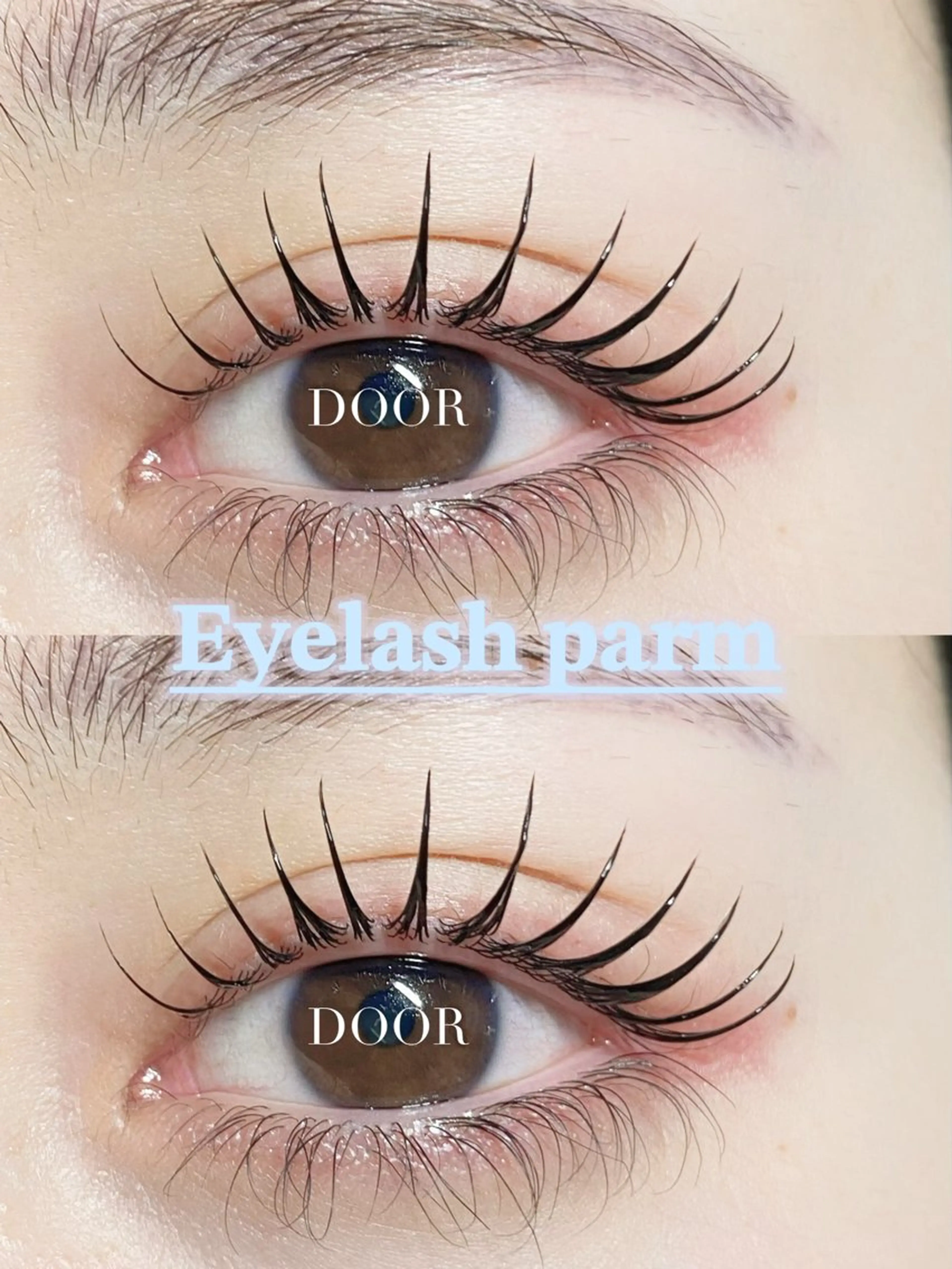 マツエク・マツパ 一重×まつ毛パーマ RINA 💜のマツエク・マツパデザイン