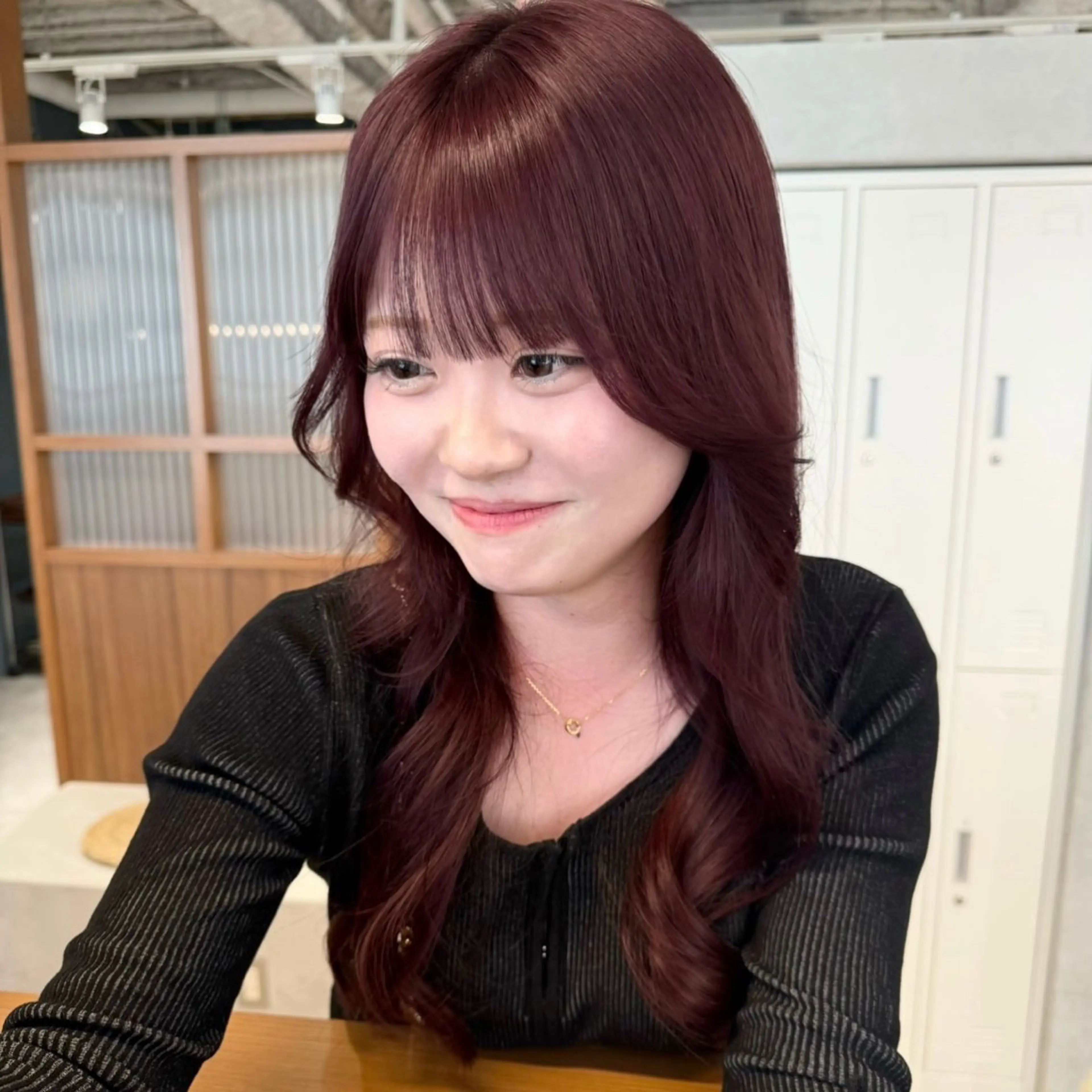 ロング カラー ブリーチ ブリーチなしカラー カット ヘアカラー トリートメント 岡本 太陽☀️のヘアスタイル