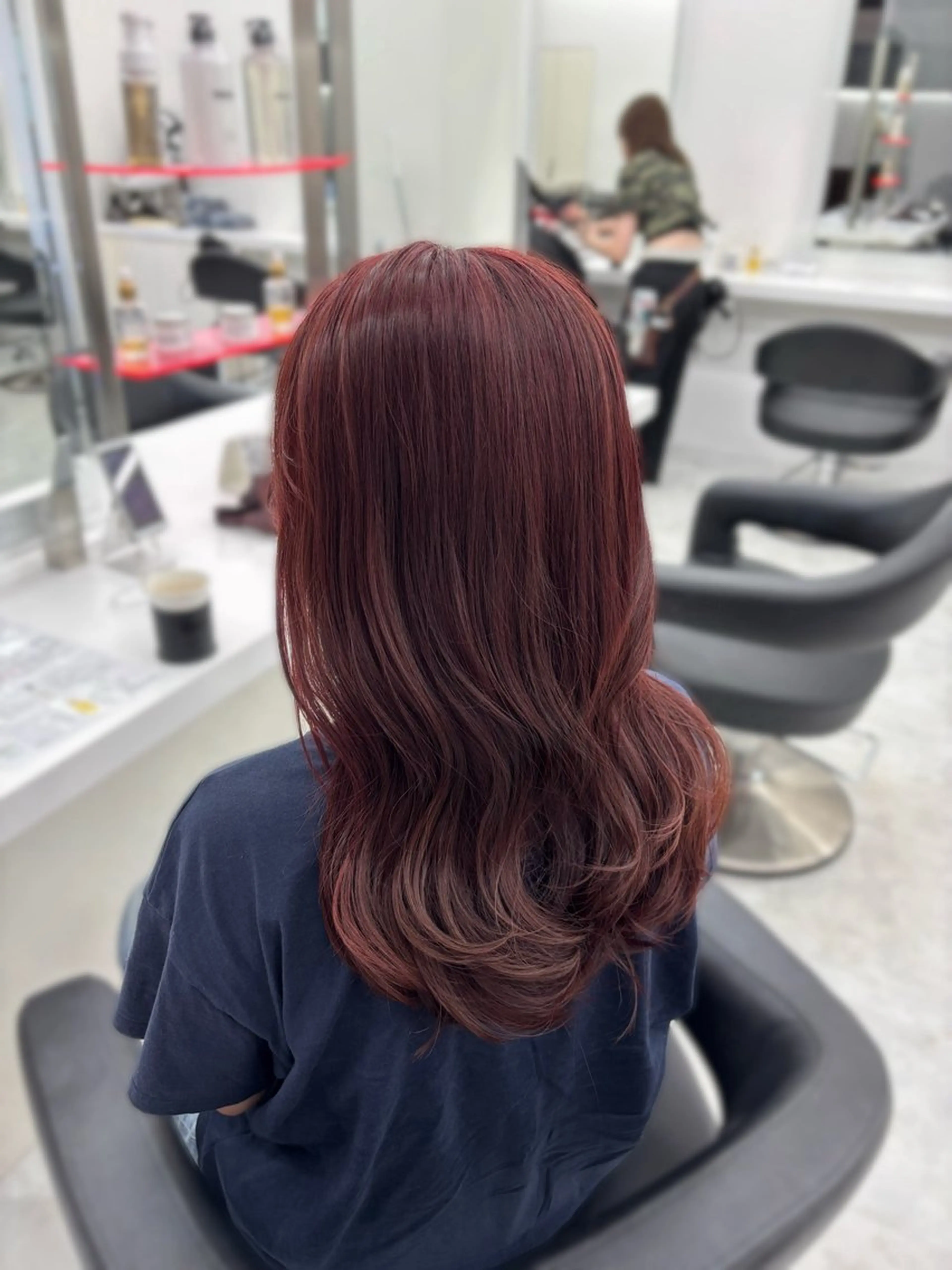 カラー かわいい艶髪🤍 れいな🤍のヘアスタイル