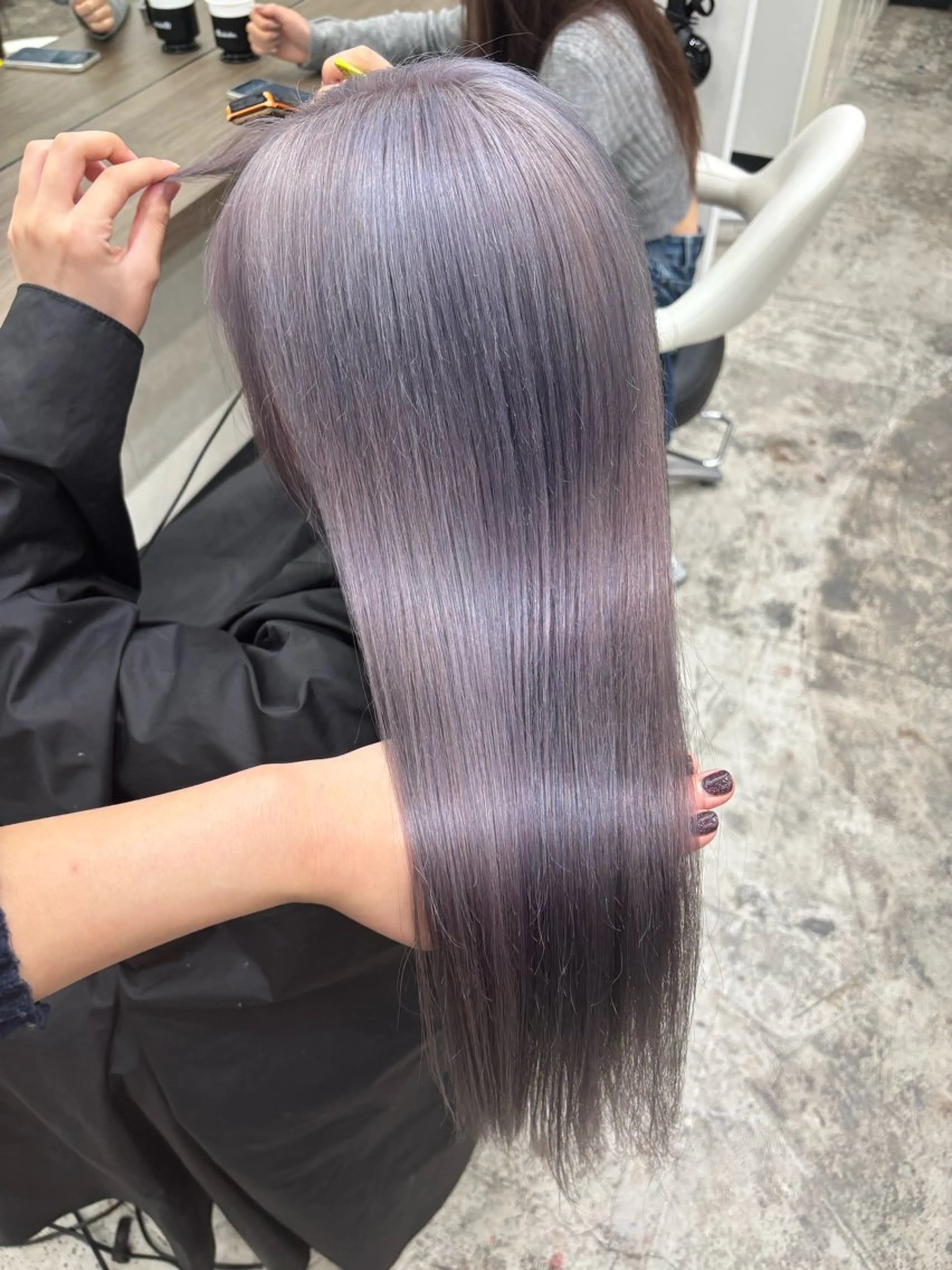 ロング ヘアカラー 中村 彩夏のヘアスタイル