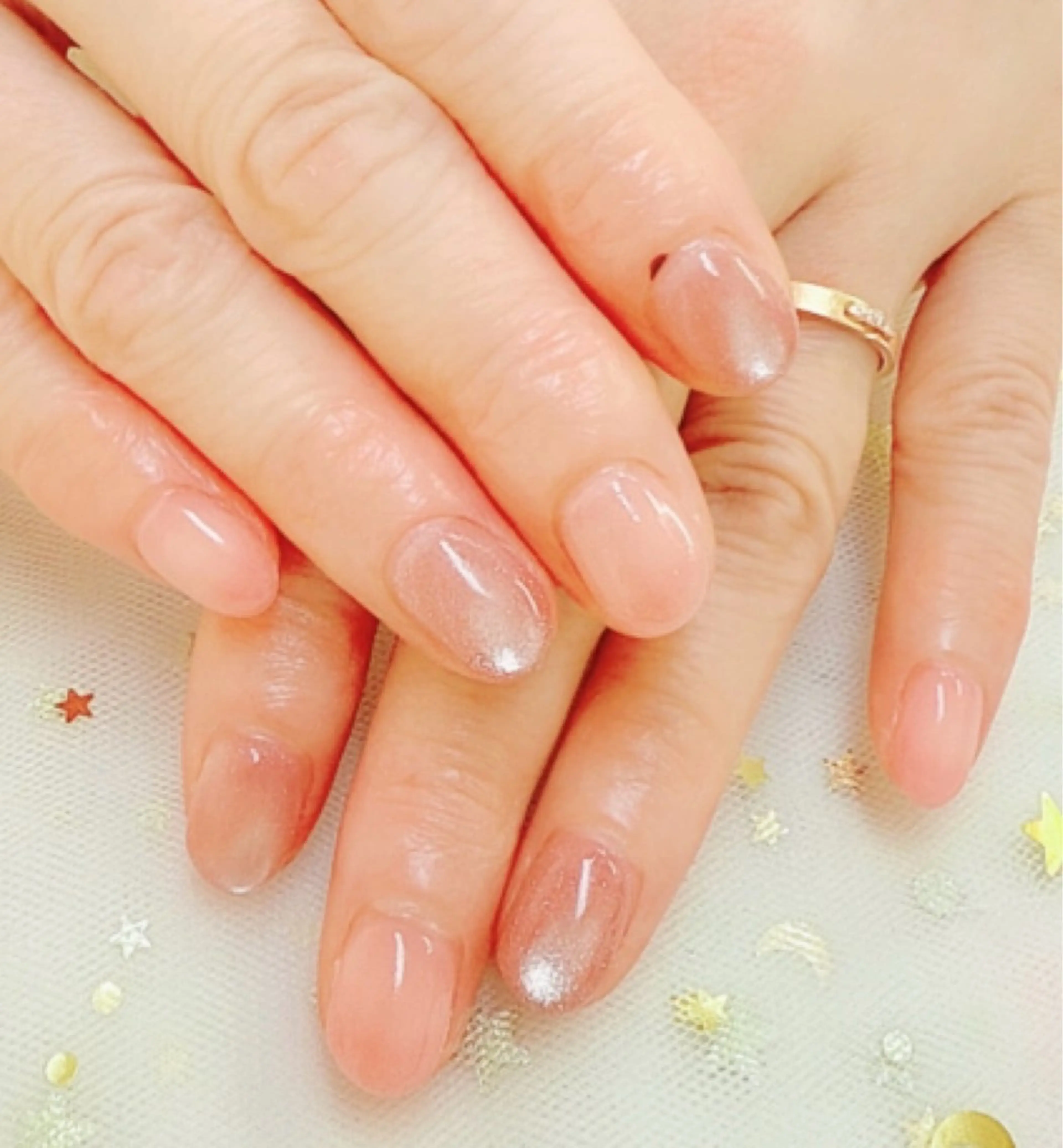 ネイル マグネットネイル ハンドネイル 上福岡 らんらんのネイルデザイン