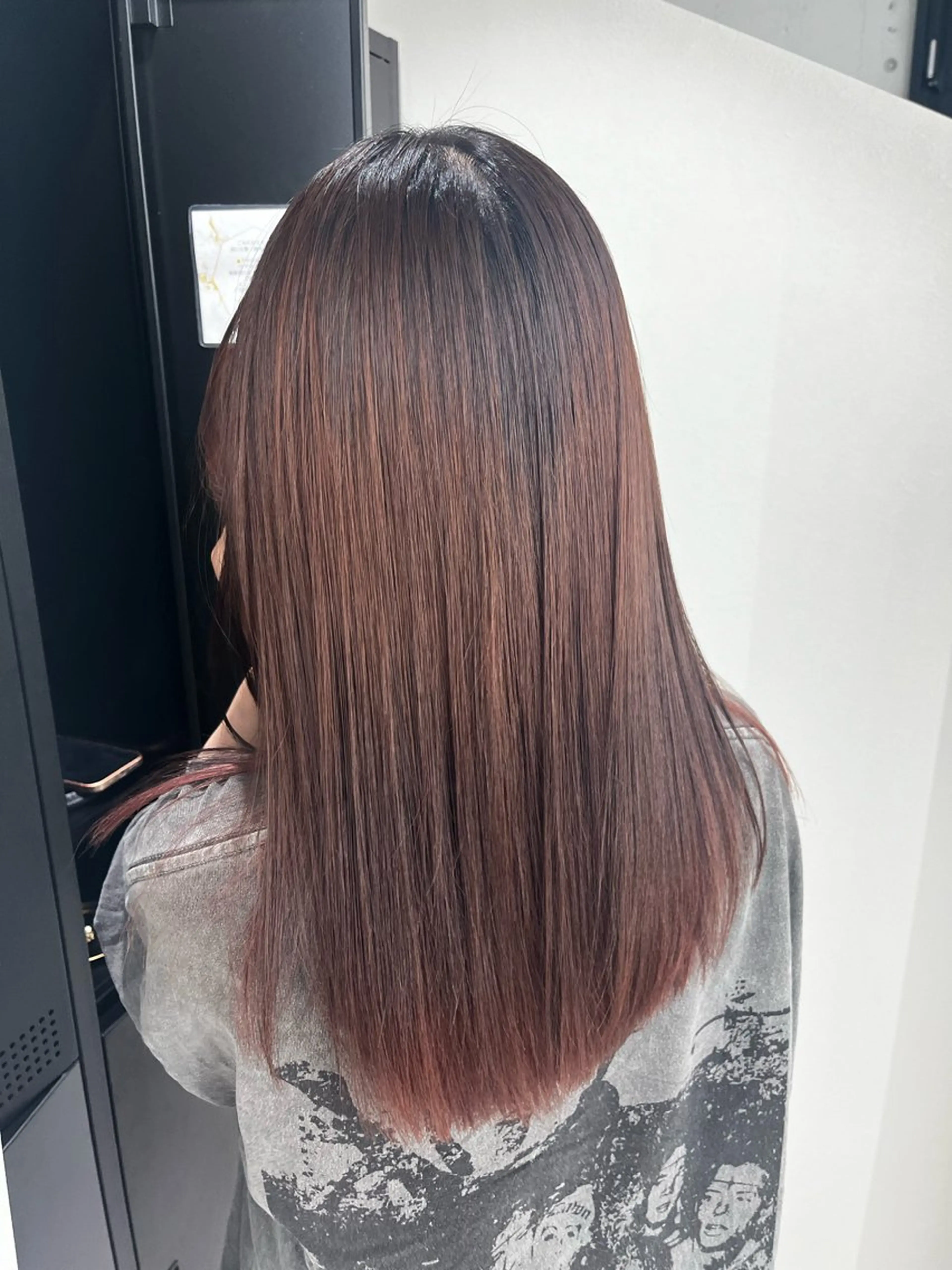 ロング 縮毛矯正 トリートメント 竹内 蓮のヘアスタイル