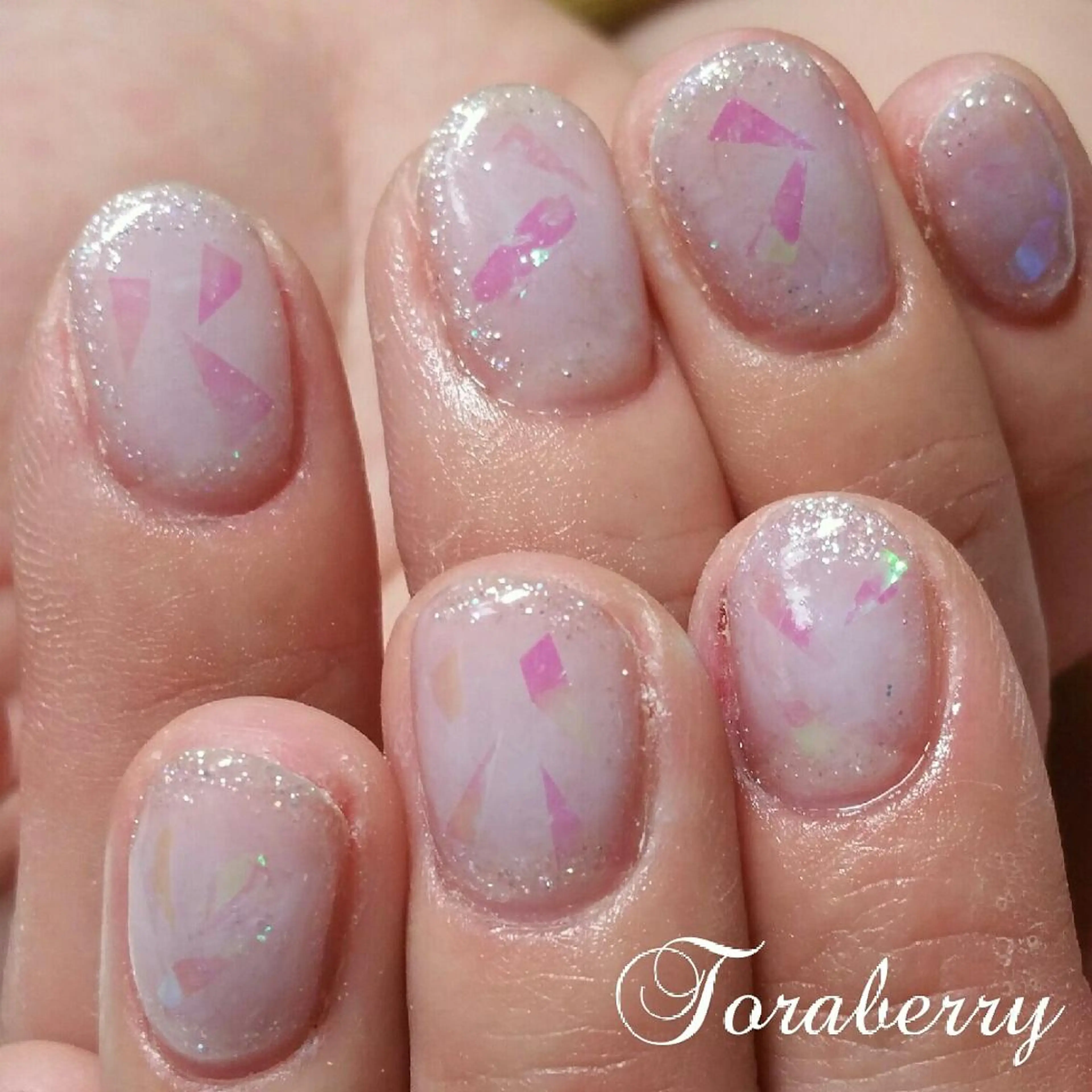 ネイル チークネイル 持ち込み ネイリスト なつみのネイルデザイン