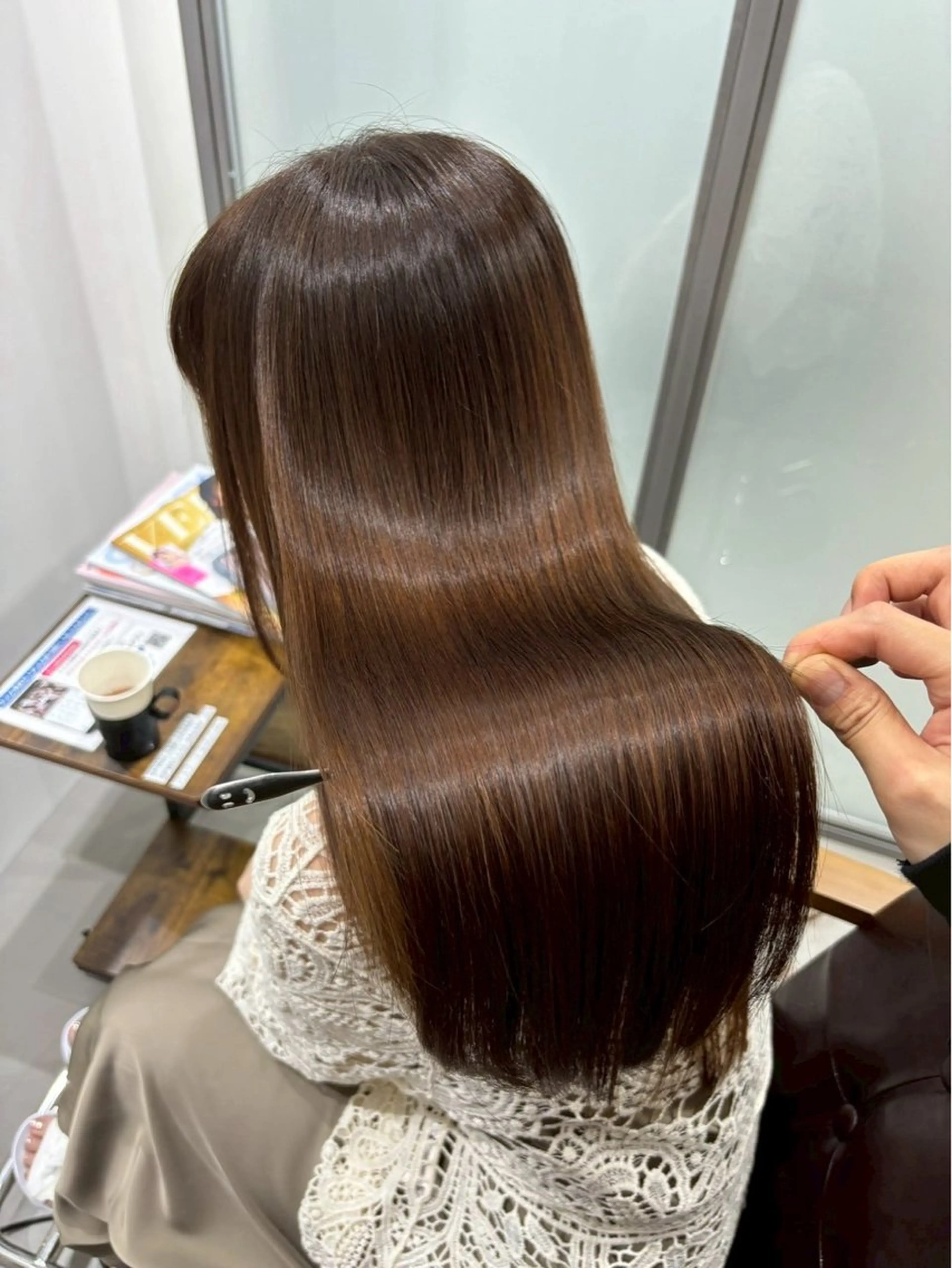 ロング 縮毛矯正 野村恵太/Dice /縮毛矯正モデルのヘアスタイル