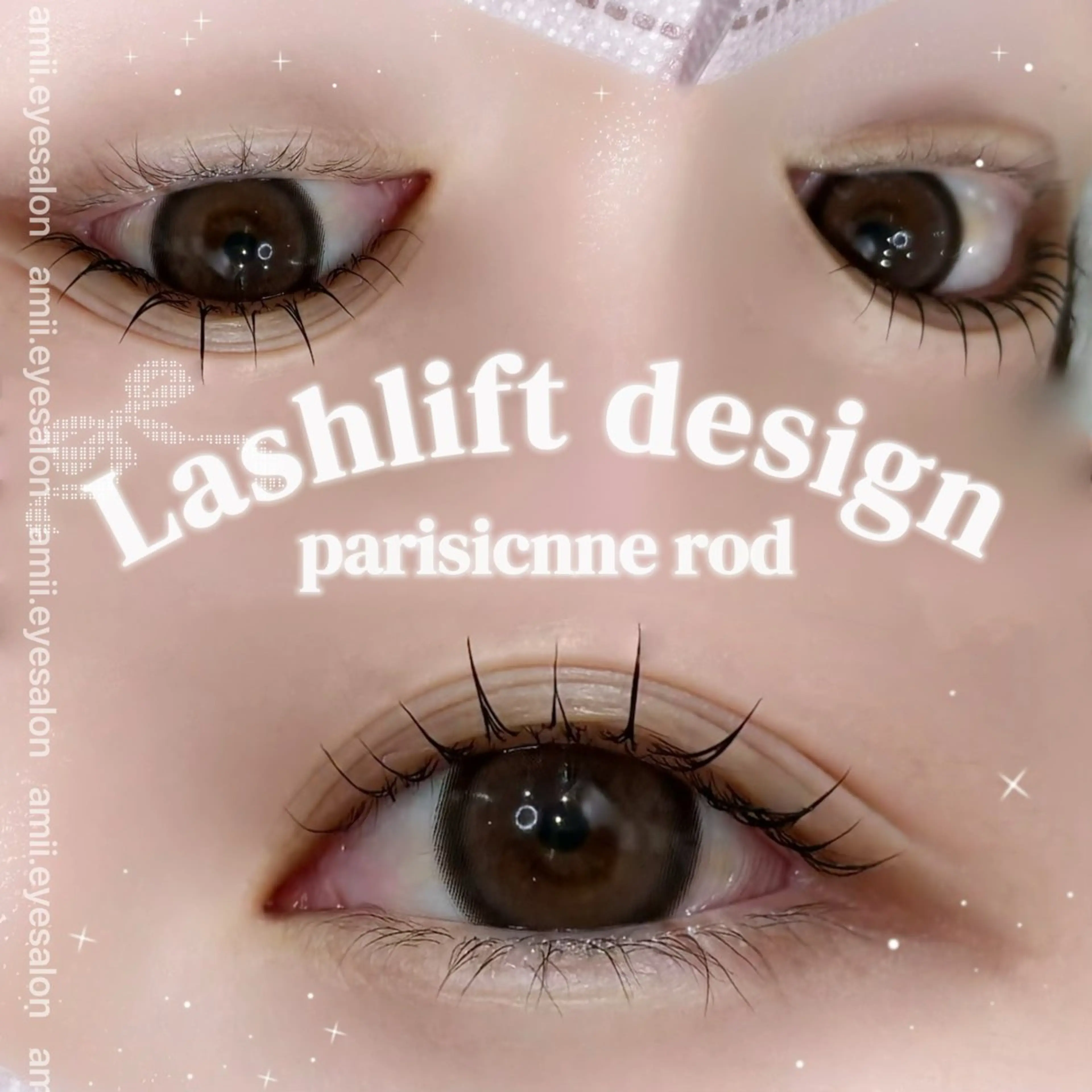 マツエク・マツパ パリジェンヌラッシュリフト マツパ amii.心斎橋 / mao‎👀🪄のマツエク・マツパデザイン