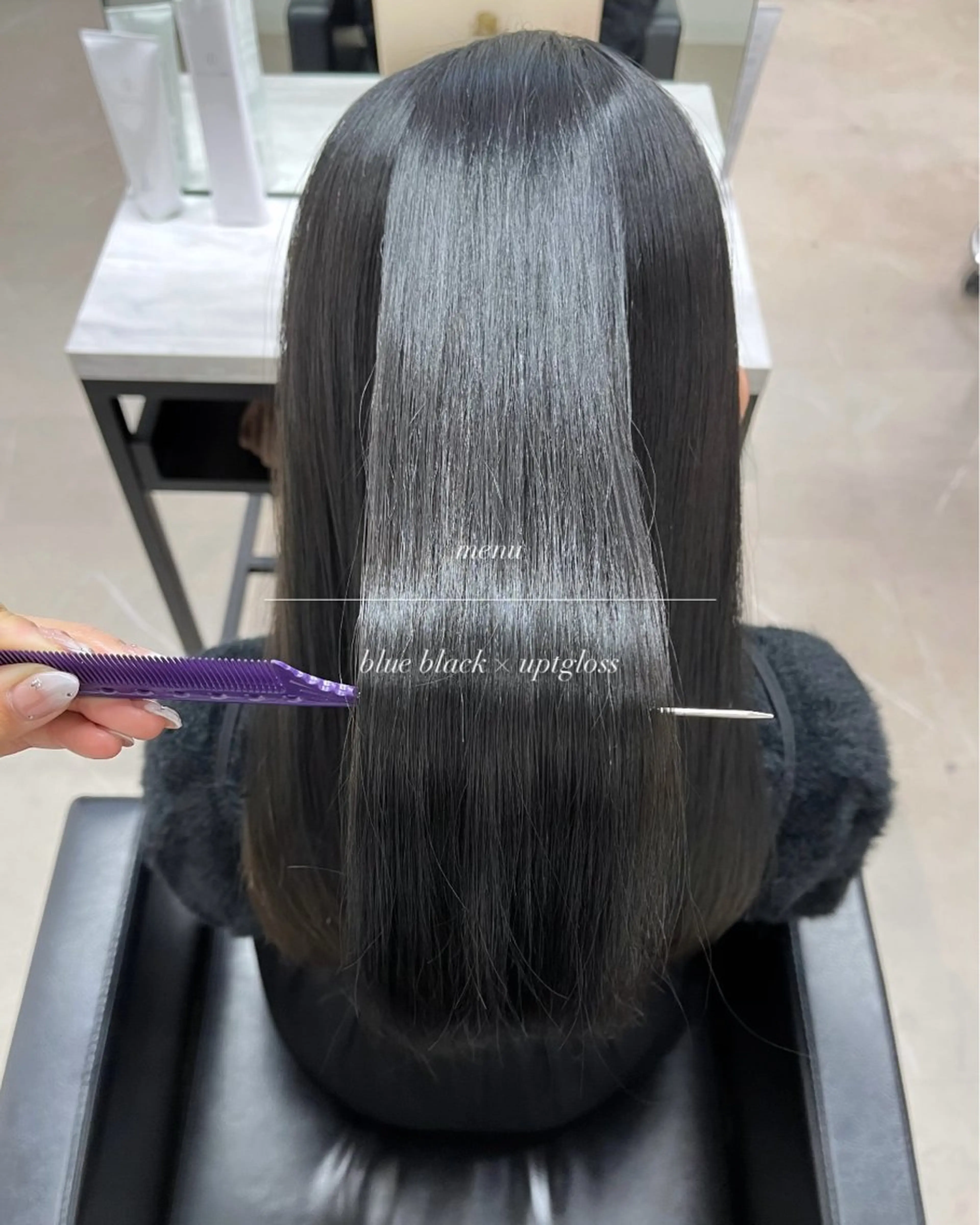 ロング カラー 髪質改善 トリートメント runa｜艶と透明感 を叶える 奈良香芝のヘアスタイル