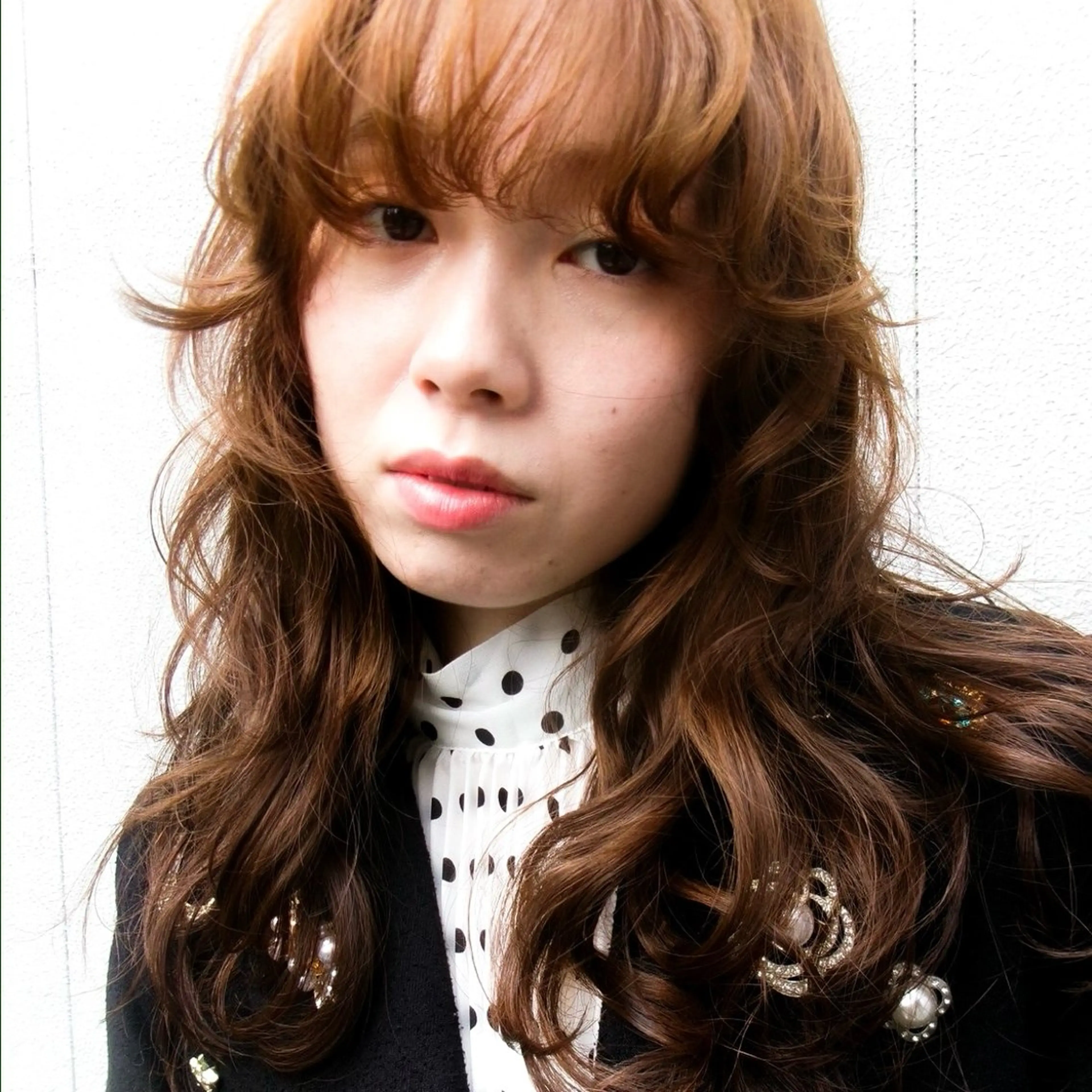 ロング カラー パーマ myu 🐈‍⬛のヘアスタイル