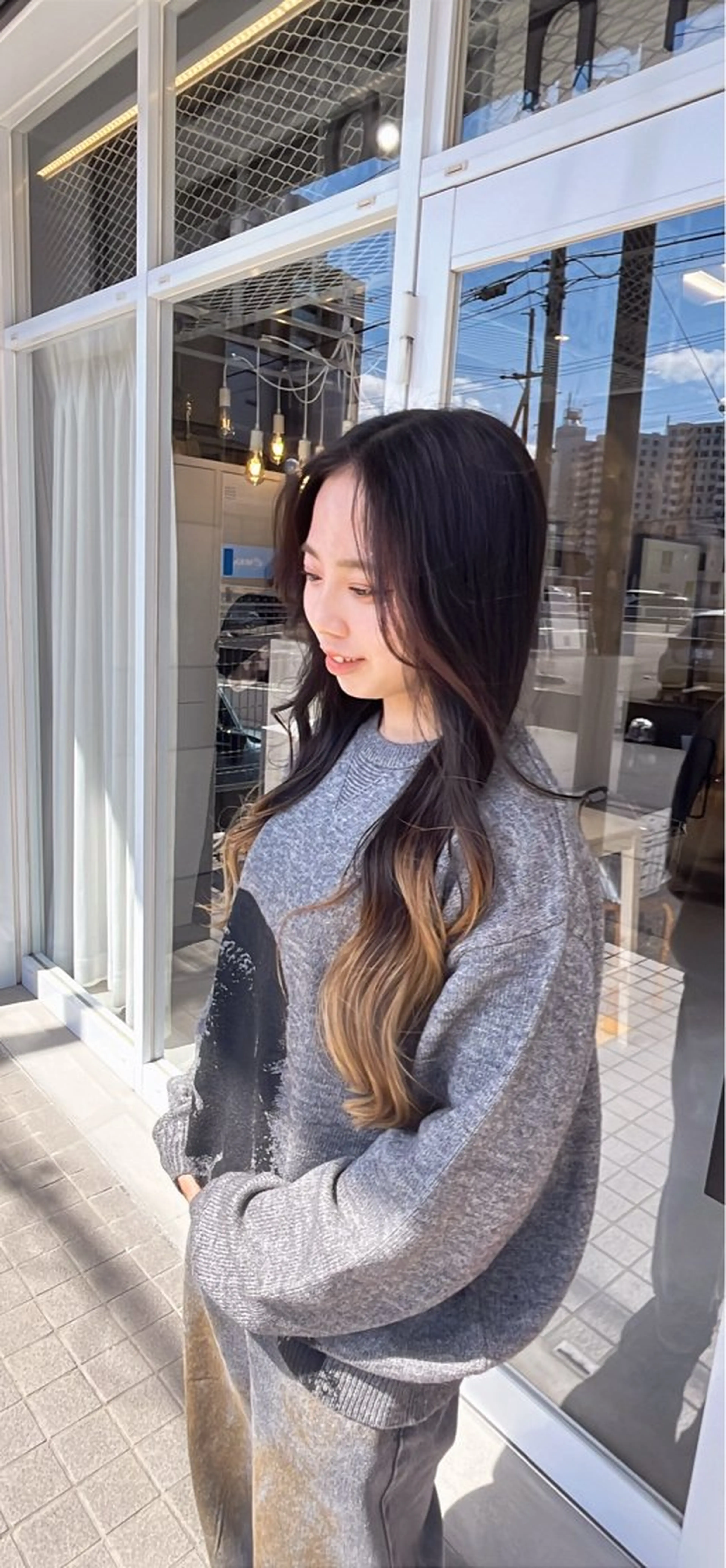 ロング カット トリートメント 椙山 沙南子のヘアスタイル