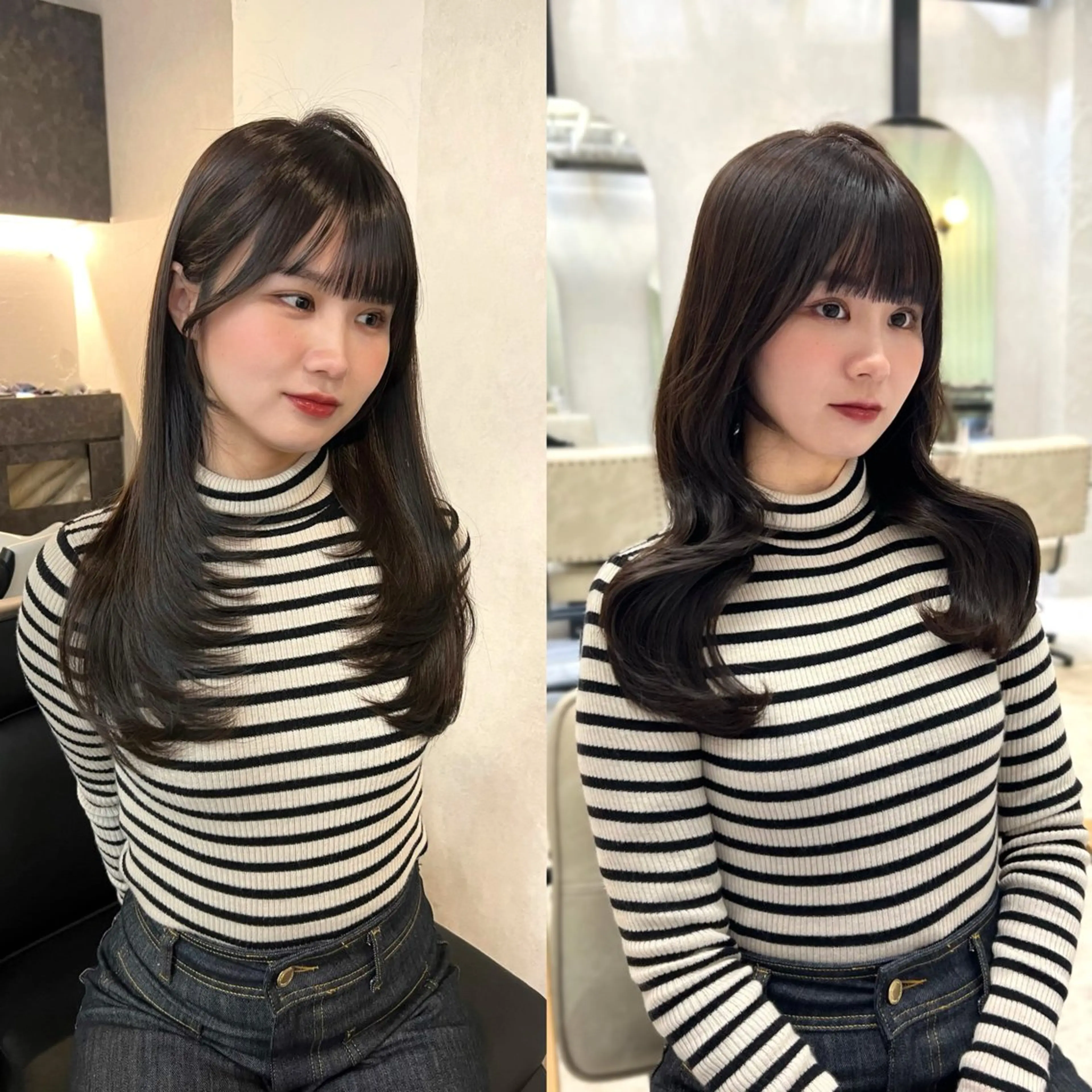 ロング くびれヘア レイヤーカット 🇰🇷韓国艶髪🫧 一倉耀士郎のヘアスタイル