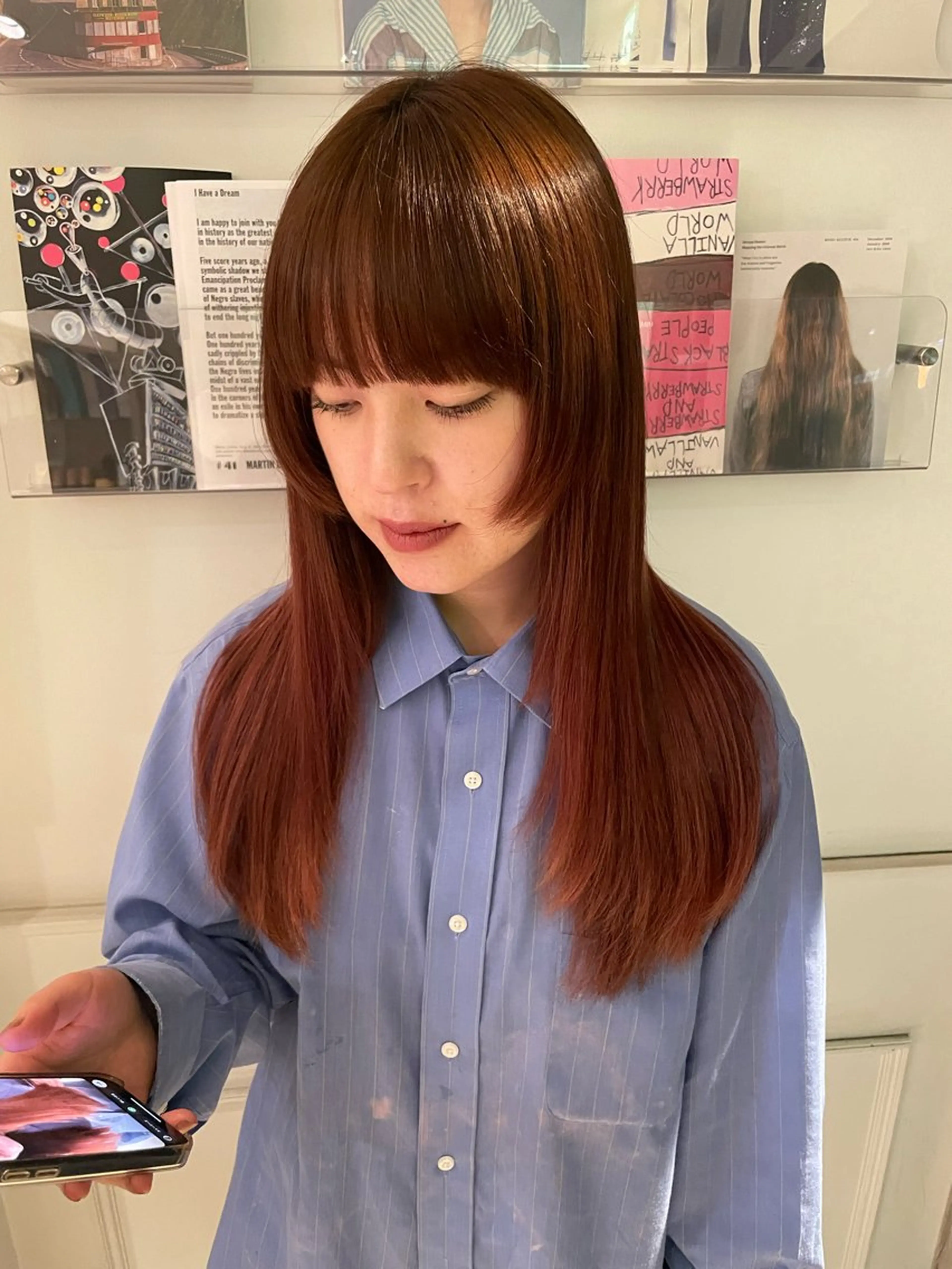 ロング カラー ヘアカラー musiiik ryukiのヘアスタイル