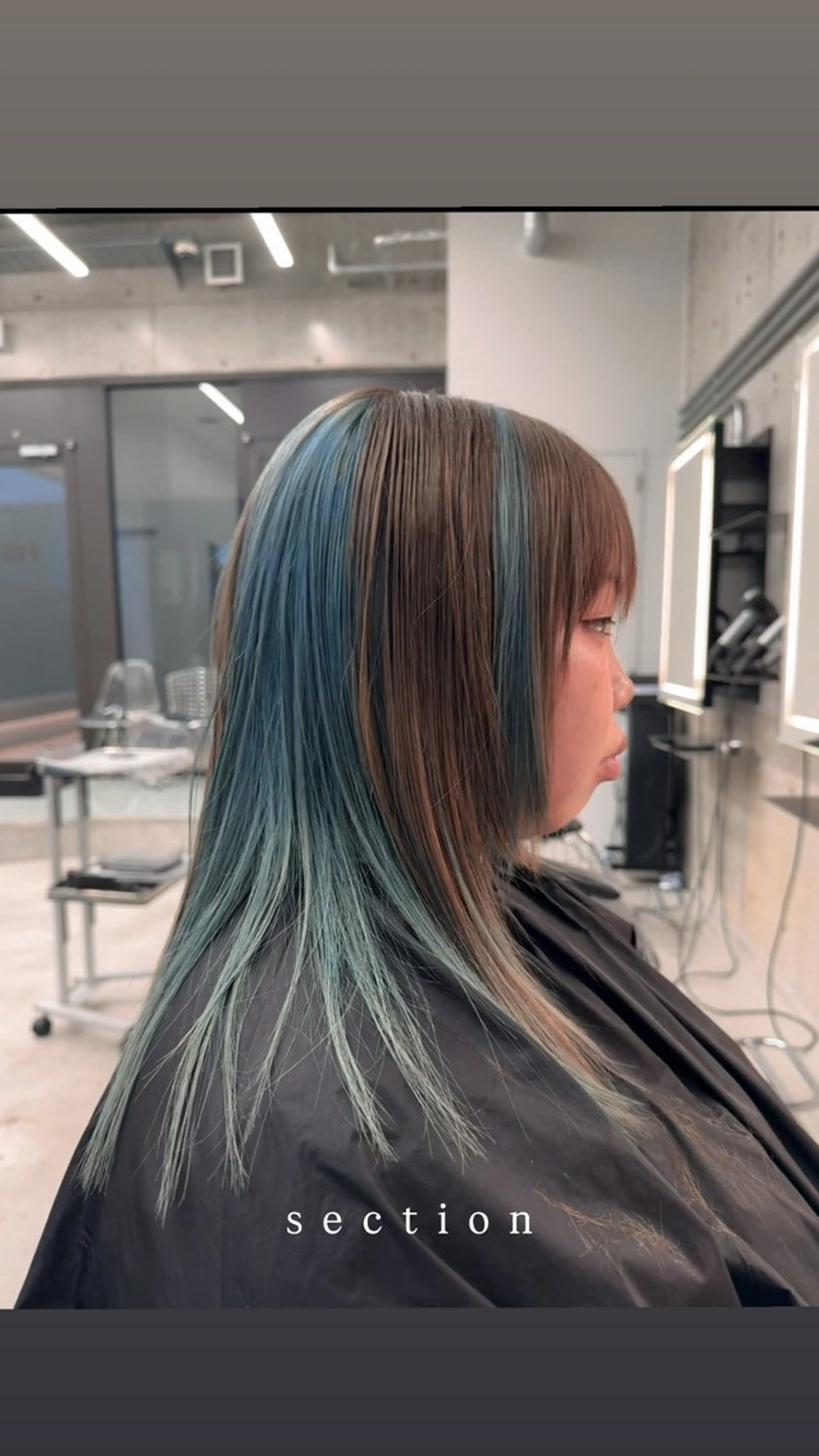 ロング カラー カット ヘアカラー Saki / Dai myo hair大名のヘアスタイル