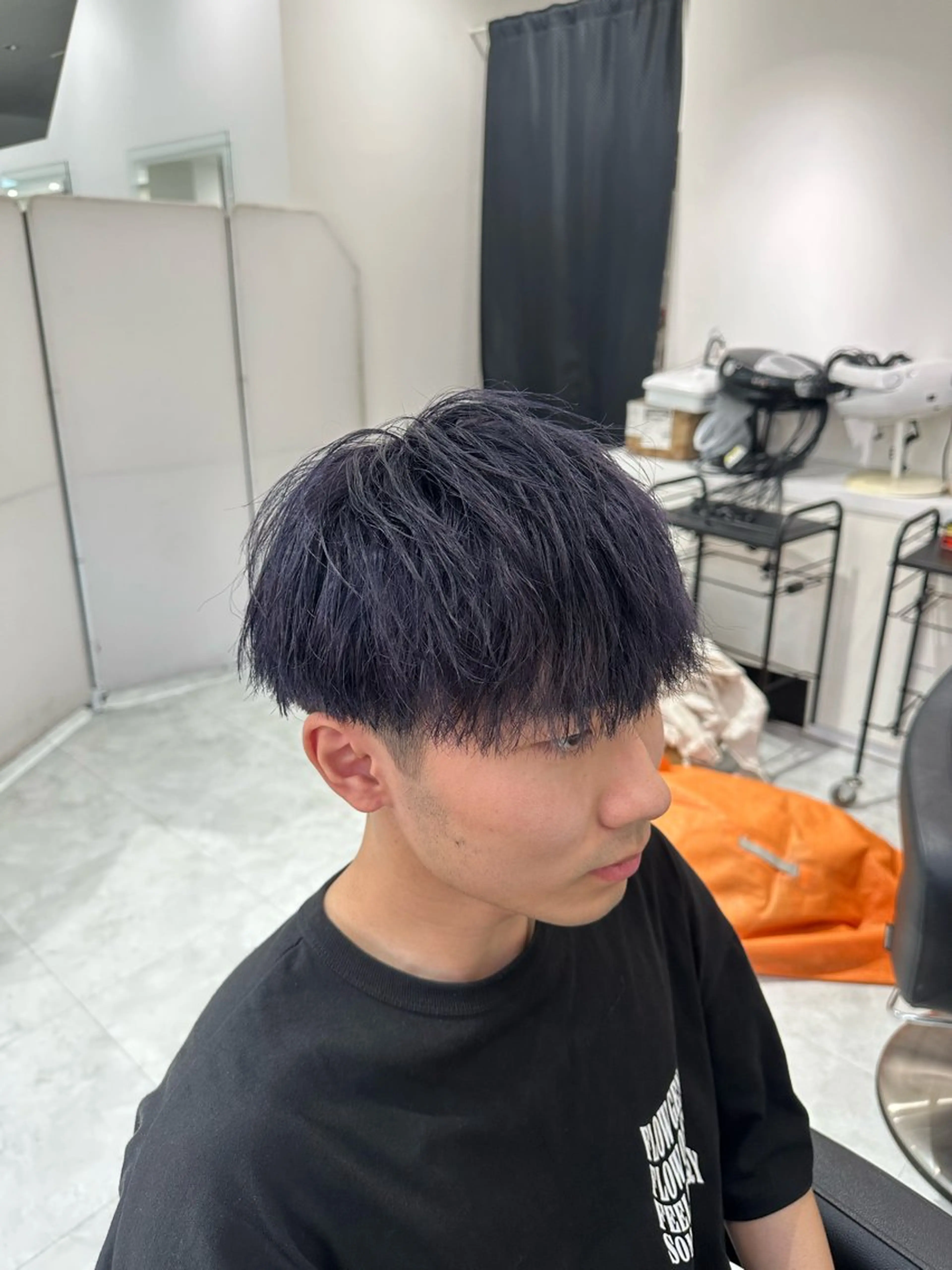 ショート カラー メンズ カット ヘアカラー トリートメント ヘッドスパ 🐺韓国風メンズ特化 あさひ🐺のヘアスタイル