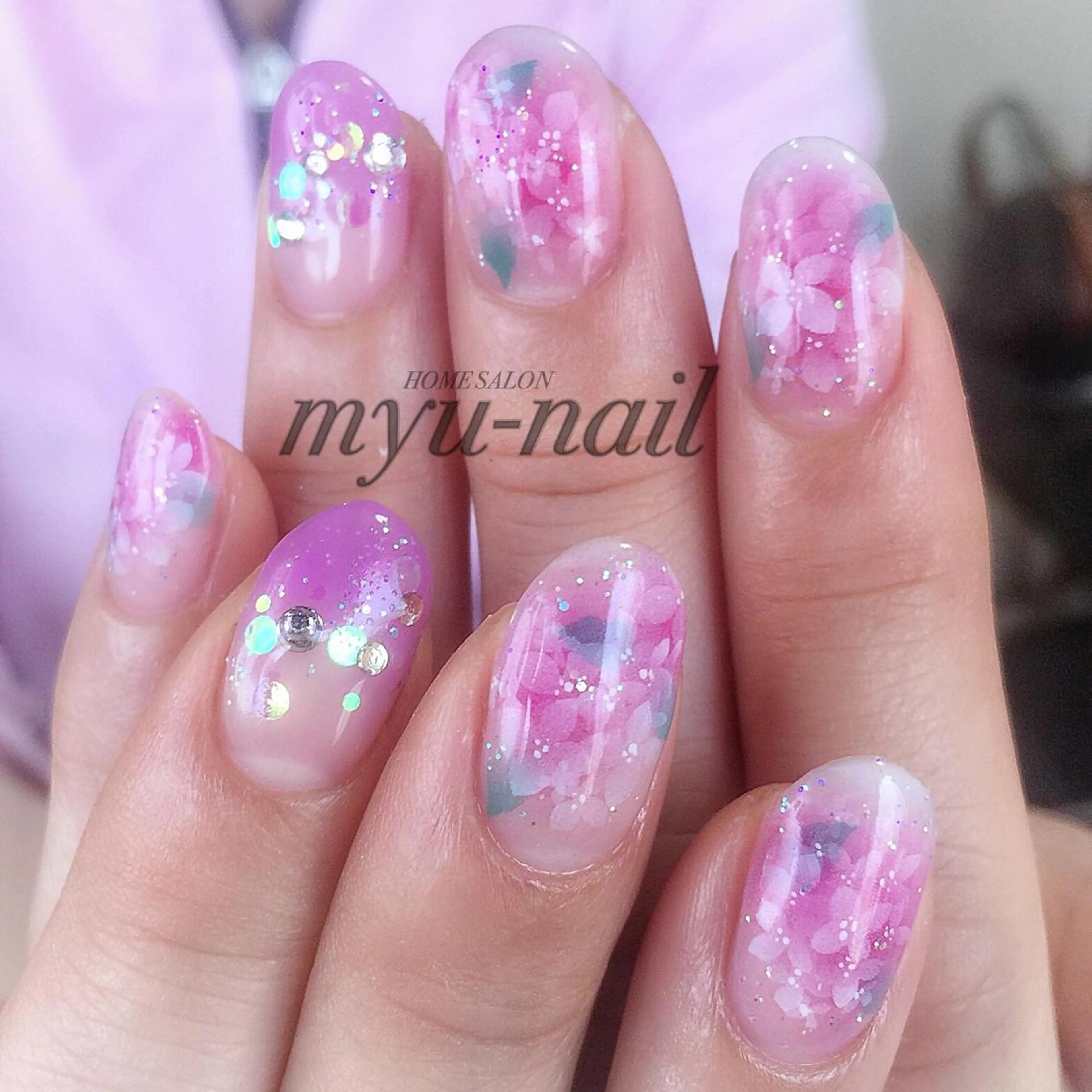ネイル ホームサロン myu-nailのネイルデザイン
