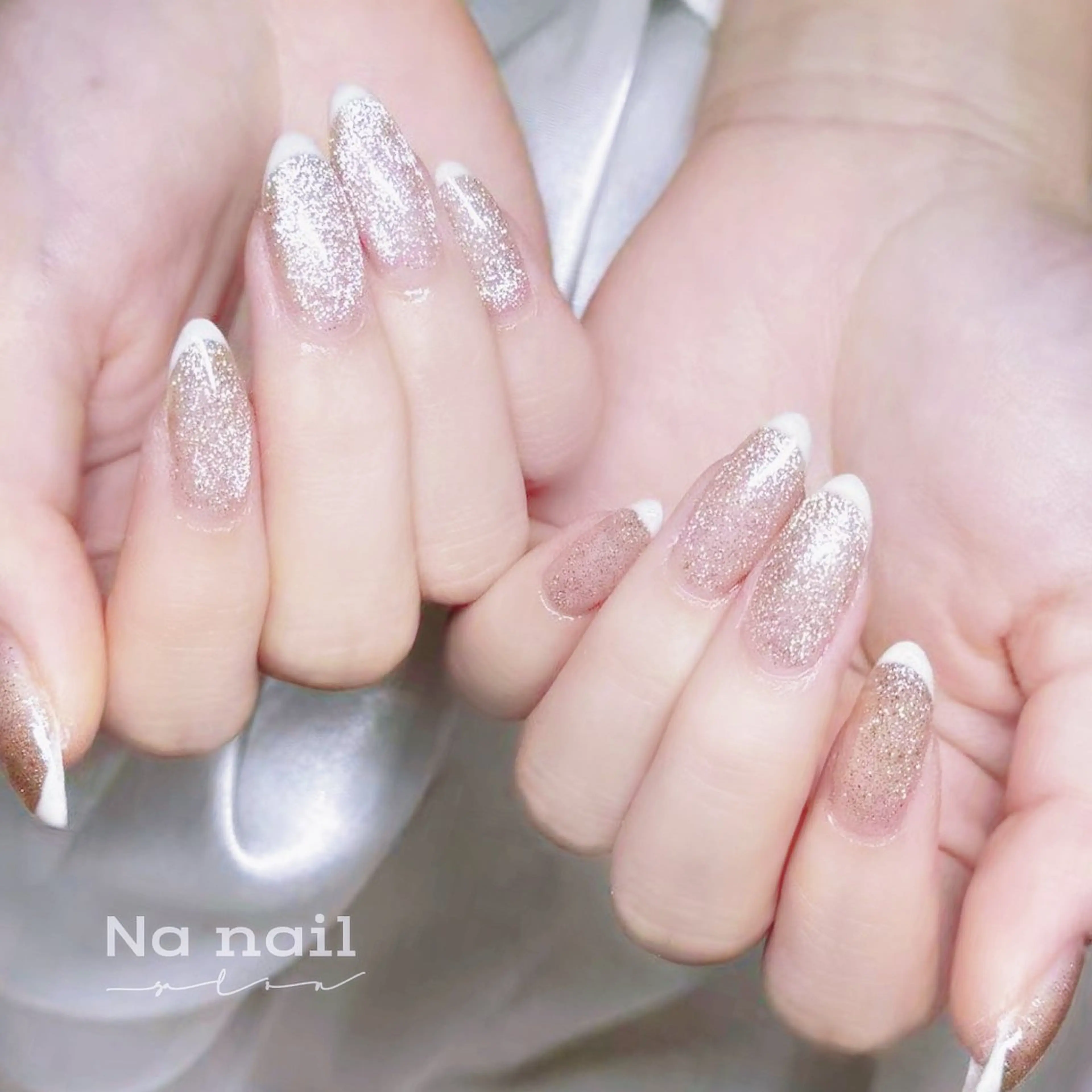 ネイル チークネイル フラッシュネイル フレンチネイル ジェルネイル グラデーション ハンドネイル ハンドケア CC Nail 高田馬場のネイルデザイン