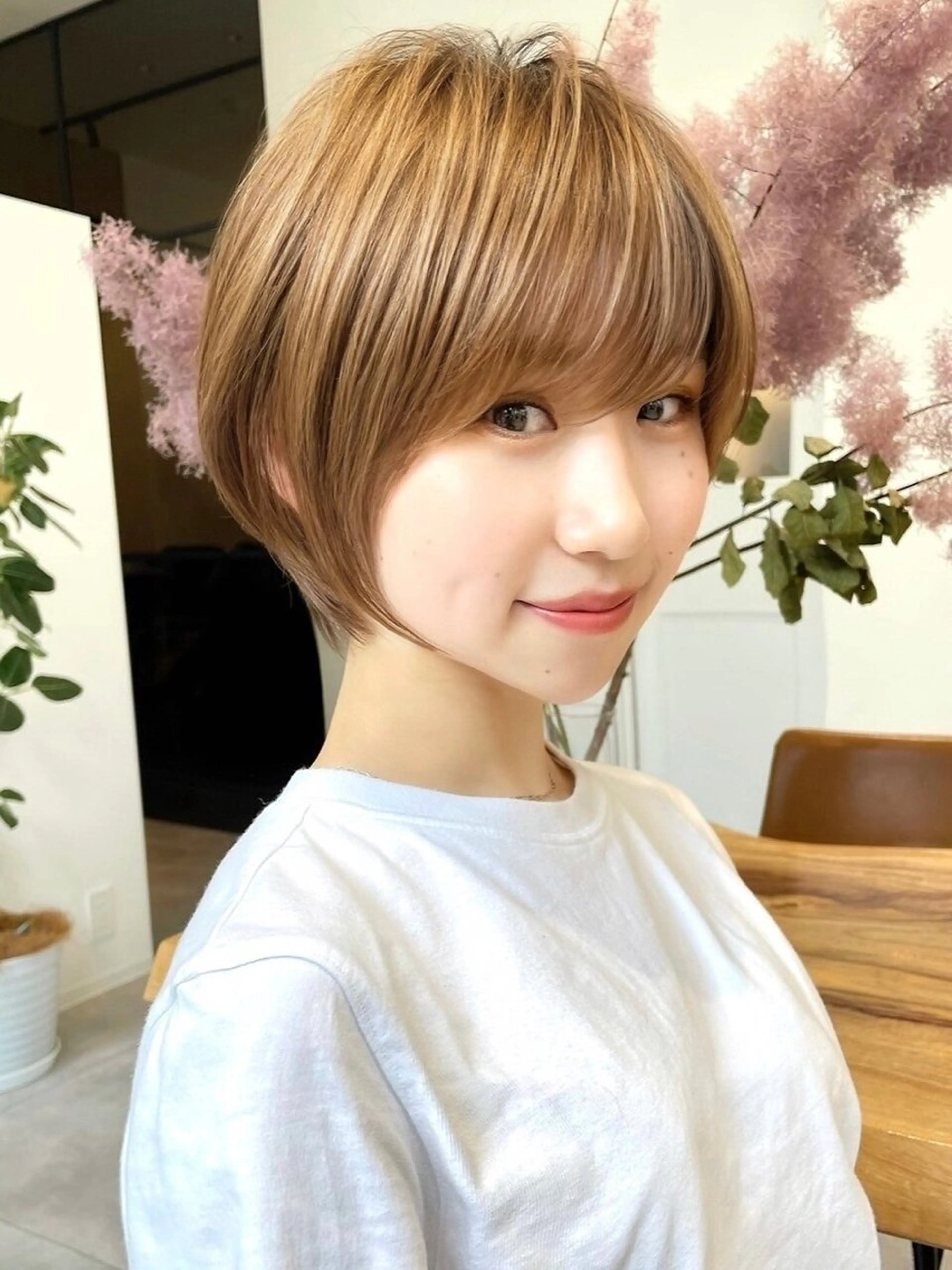 ショート カラー ⭐️銀座/ショート/ 艶カラー/りょうがのヘアスタイル