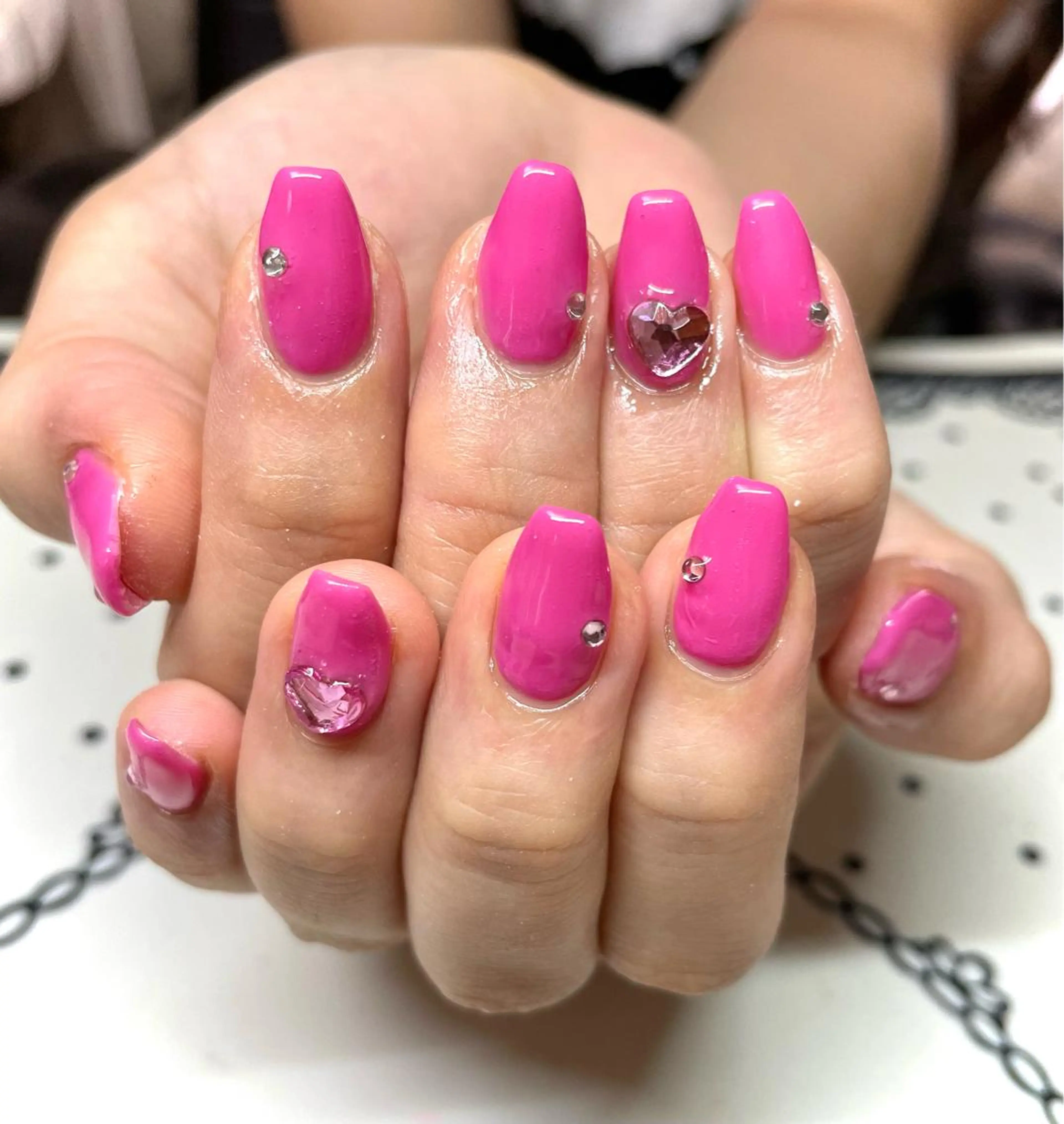 ネイル ハート nailist cocoのネイルデザイン