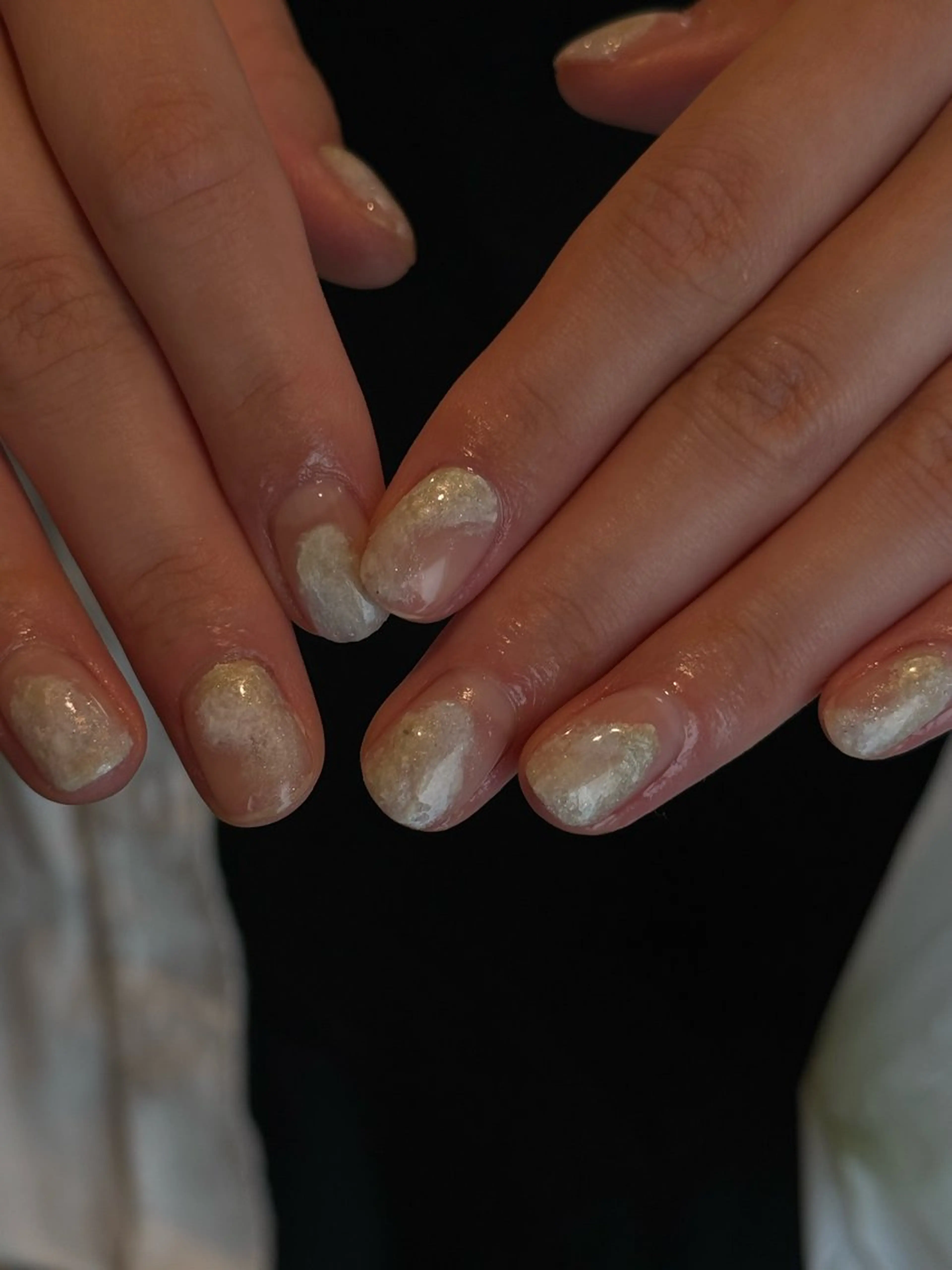 ネイル カジュアル クリアネイル ニュアンスネイル オフィスネイル シンプルネイル filonnail /　kotoneのネイルデザイン