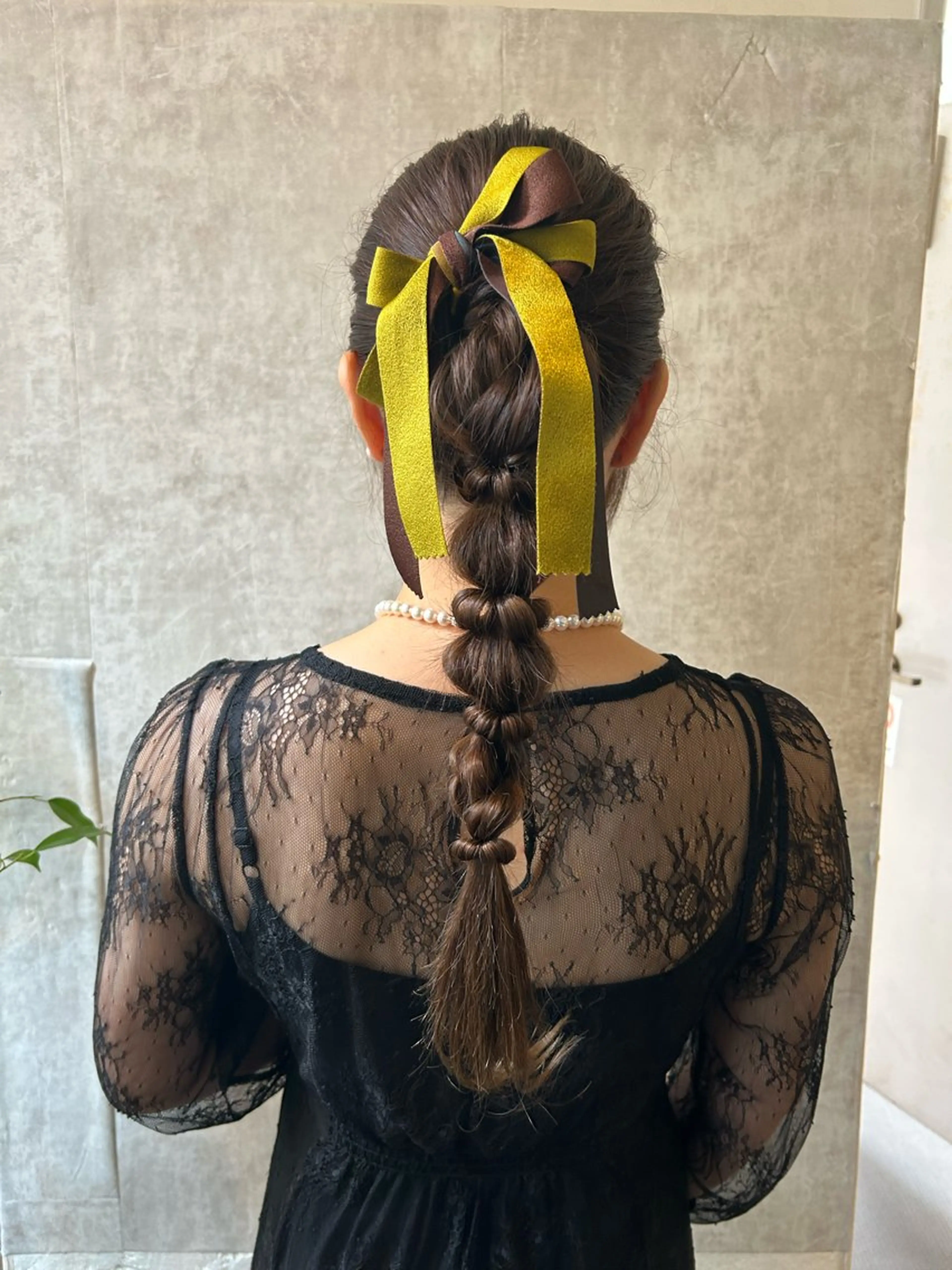 ヘアアレンジ 三つ編み 玉ねぎヘアー ヘアセット アレンジ/エクステ✨ 横浜🩵かのんのヘアスタイル