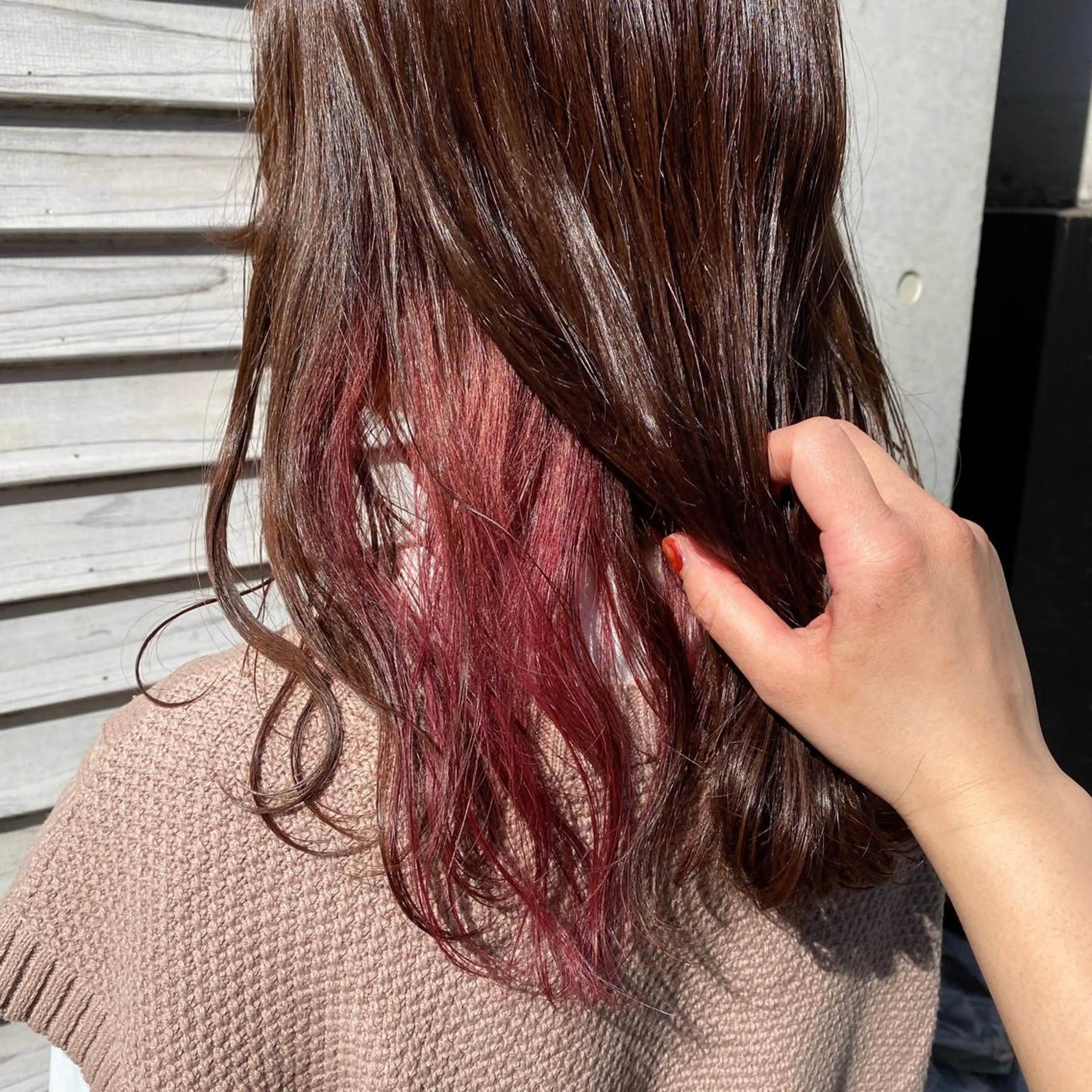 ミディアム カラー 🪭risa 暖色/レイヤー🪭のヘアスタイル