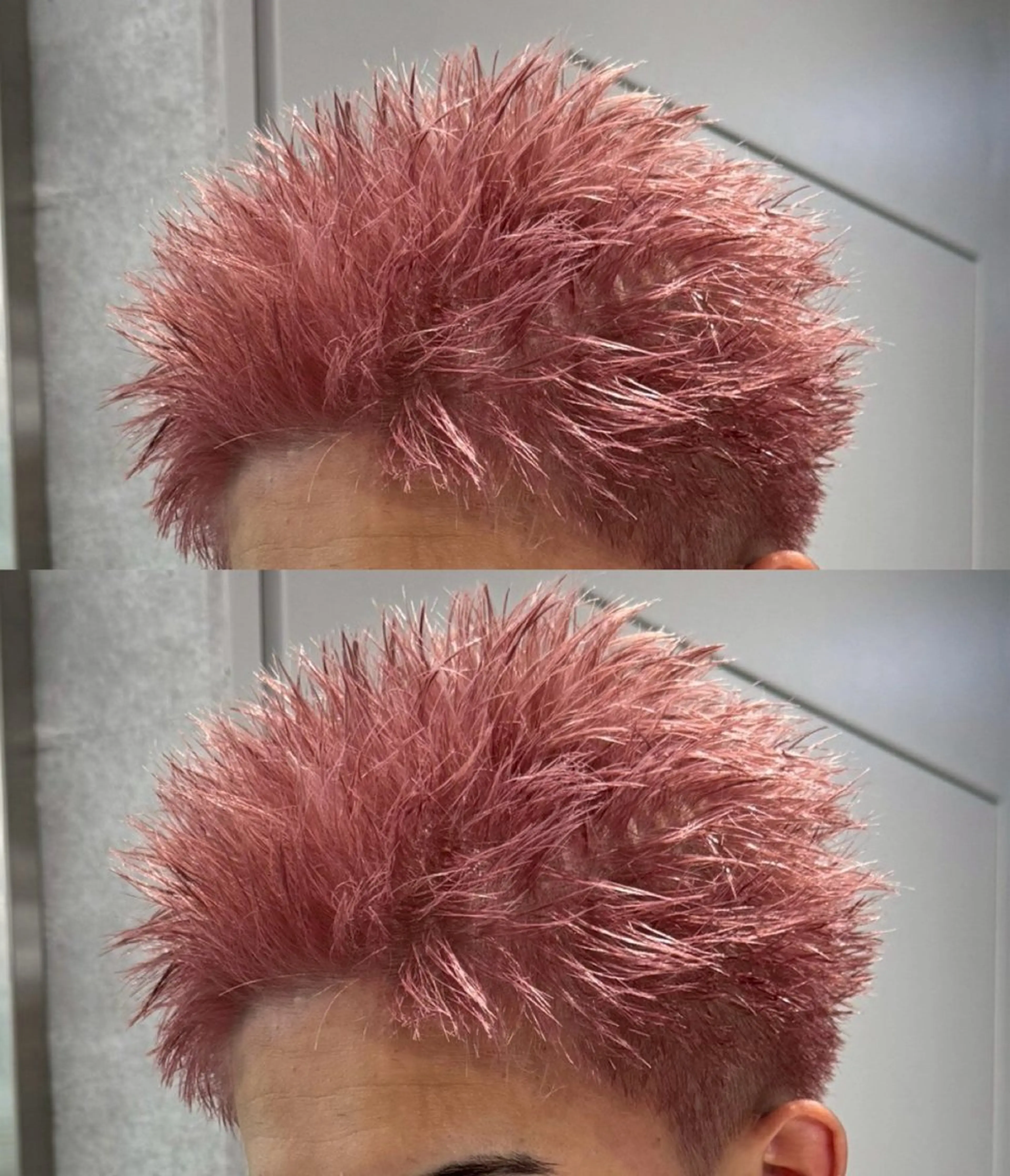 ショート カラー メンズ ヘアカラー 角 啓成のヘアスタイル
