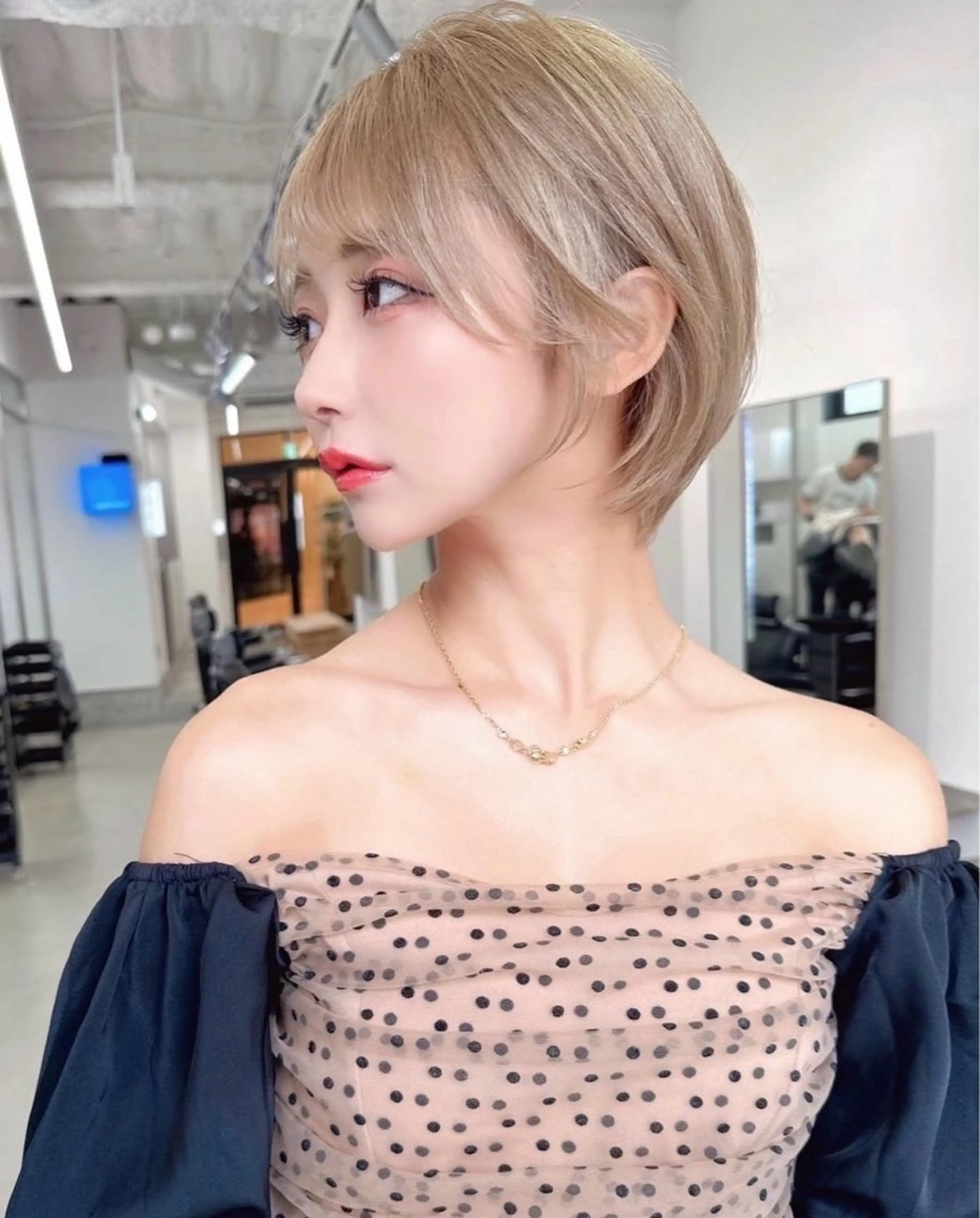 ヘアアレンジ ブリーチなし 透明感カラー/松沢のヘアスタイル