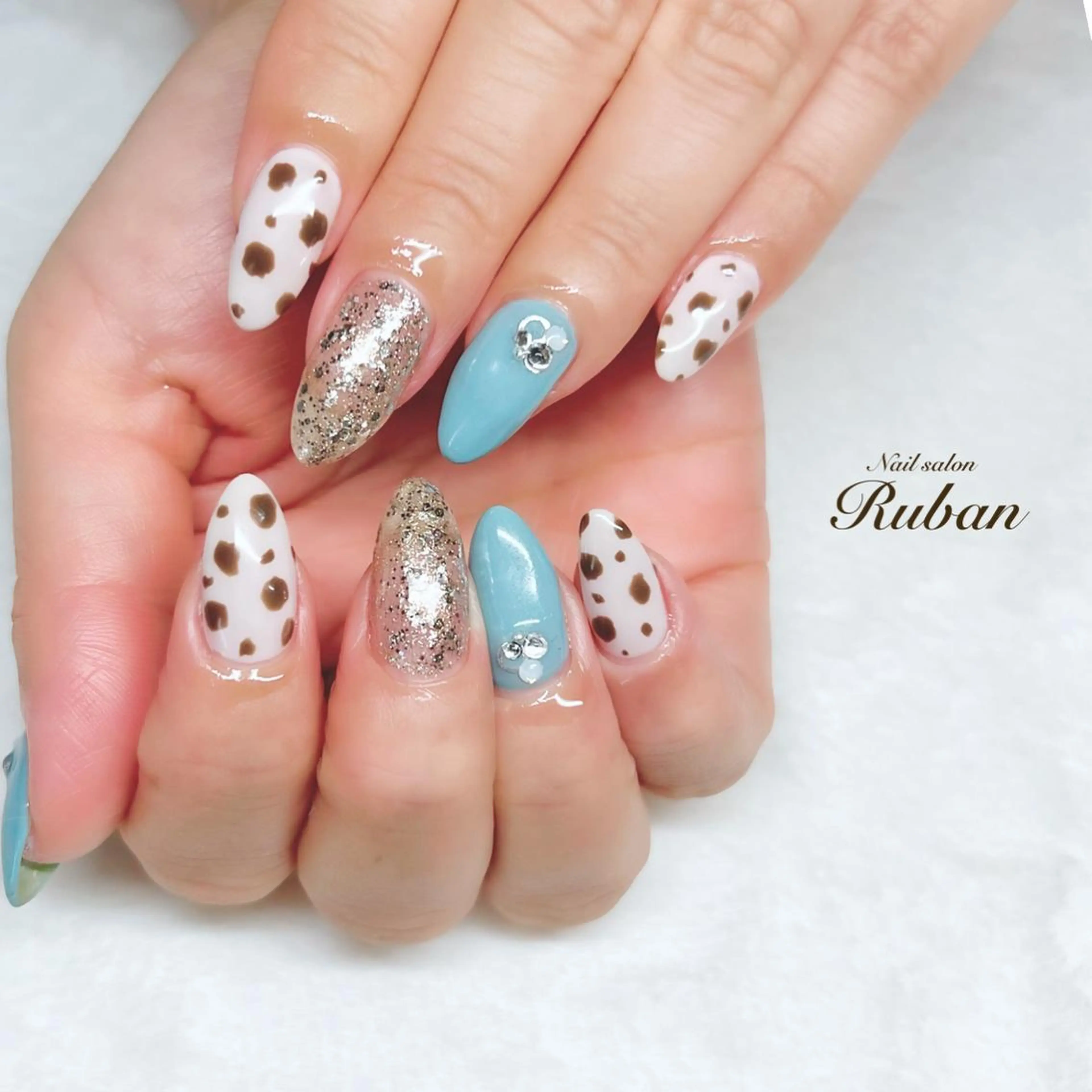ネイル アニマル柄 Nail salon Rubanのネイルデザイン