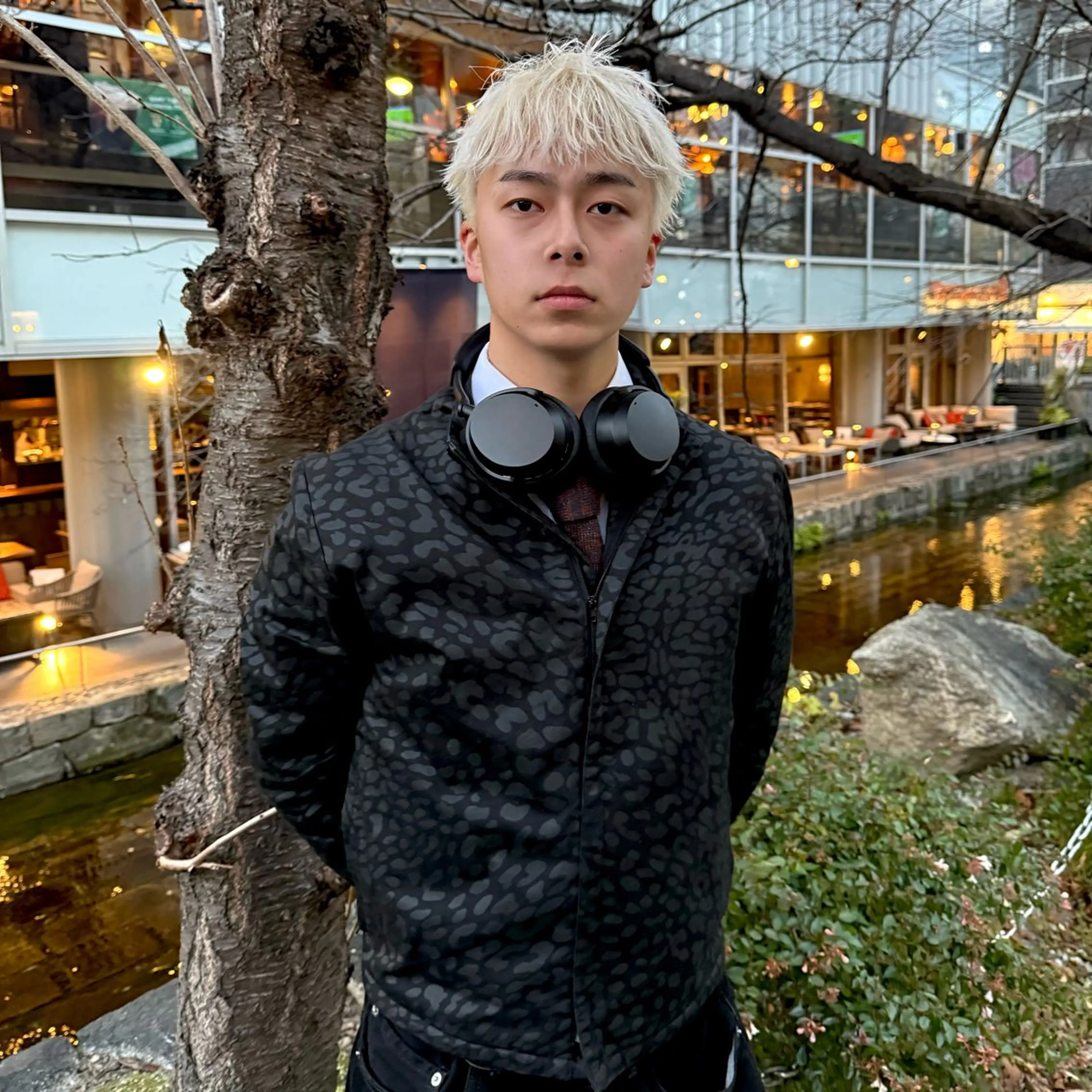 ショート カラー メンズ カット ヘアカラー 希佳/メンズ ハイトーンカラーのヘアスタイル