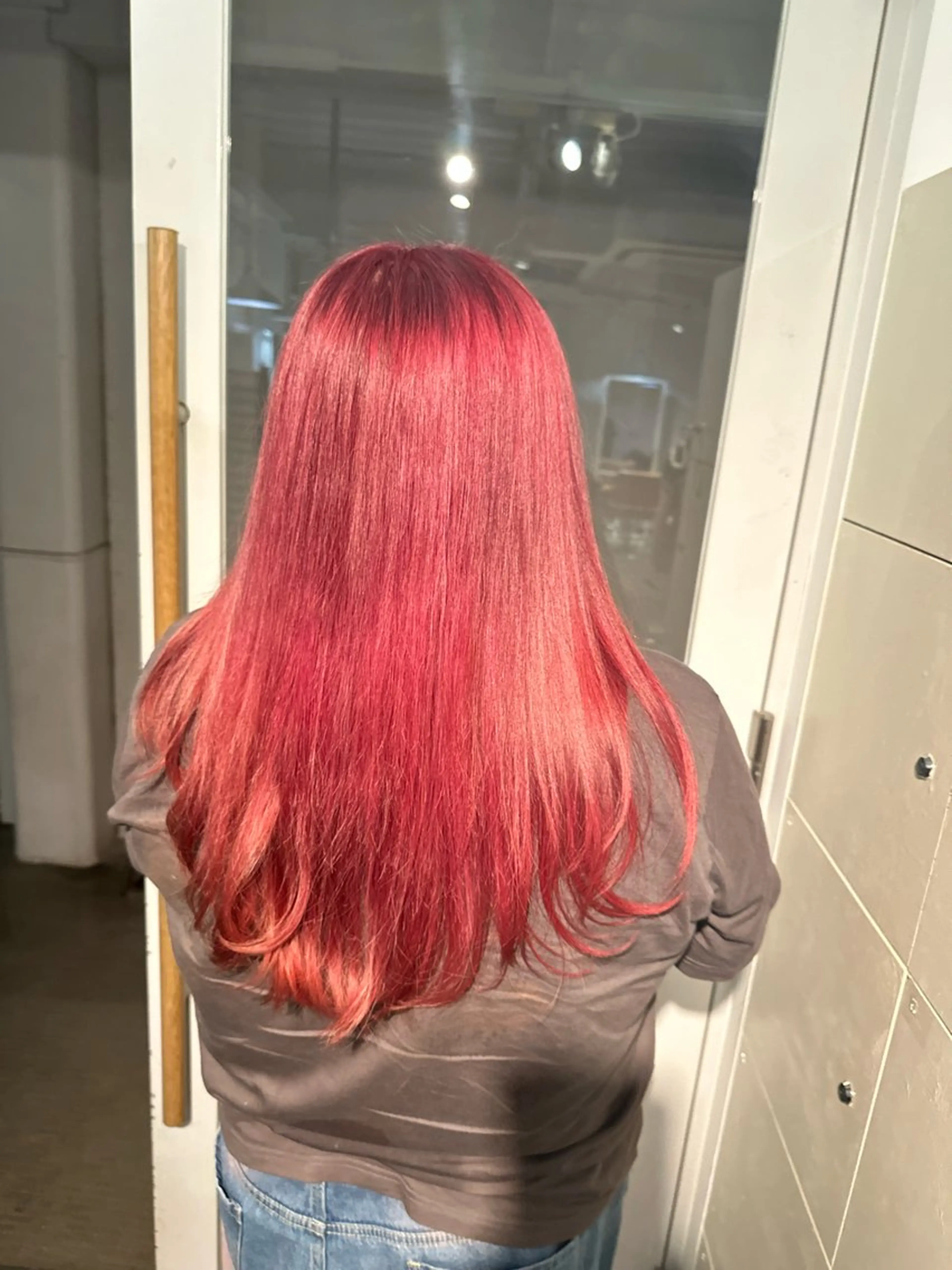 ロング カラー ヘアカラー トリートメント ハイトーンカラー が絶対可愛い✨泰聖✨のヘアスタイル